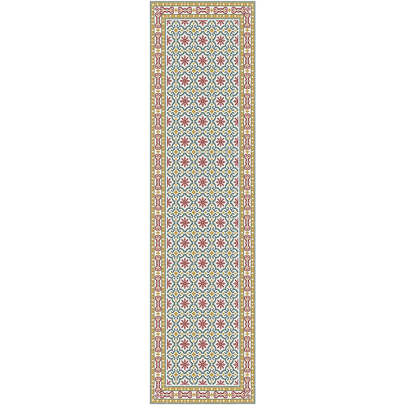 Tapis Brigitte multicolore - 66x250 cm