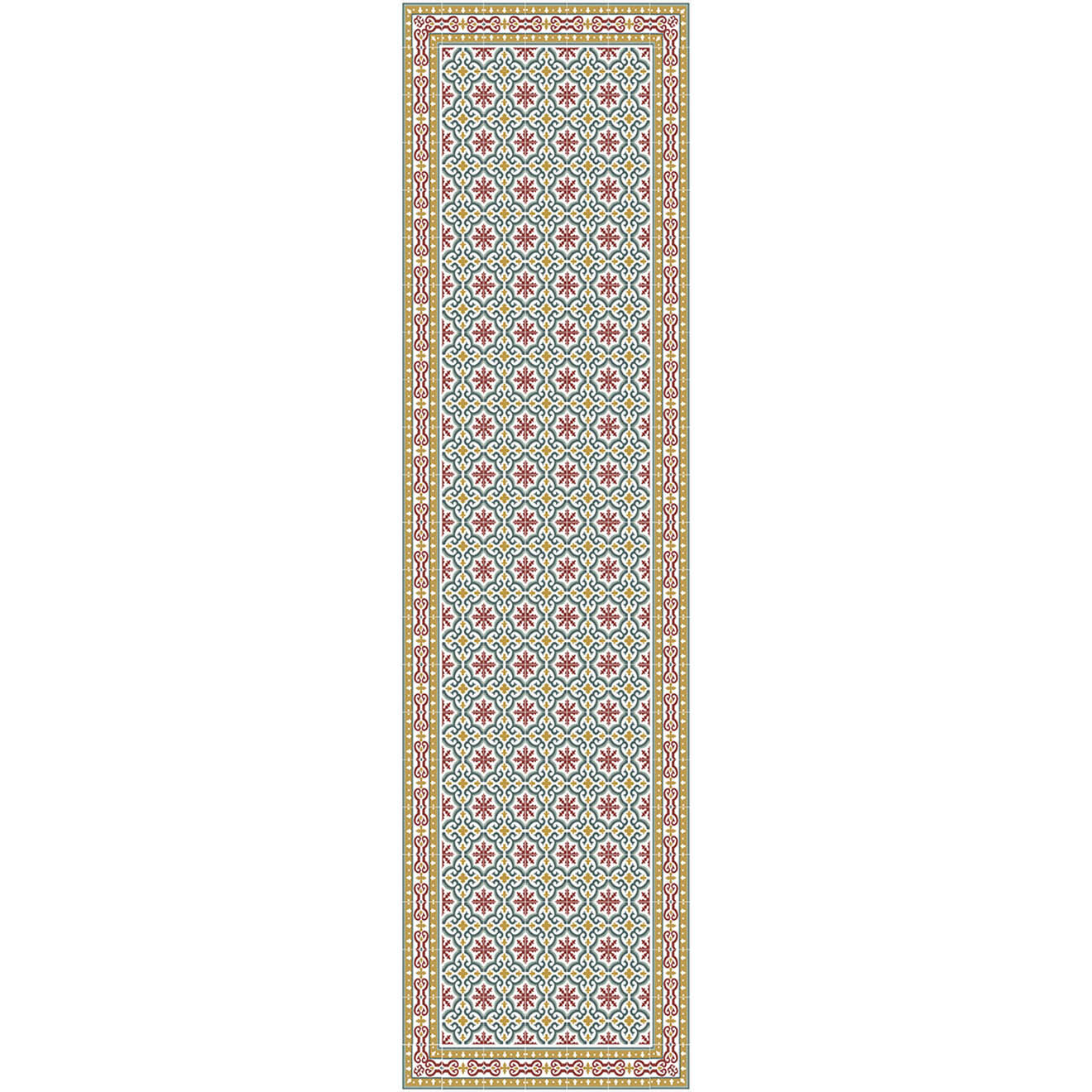 Tapis Brigitte multicolore - 80x300 cm
