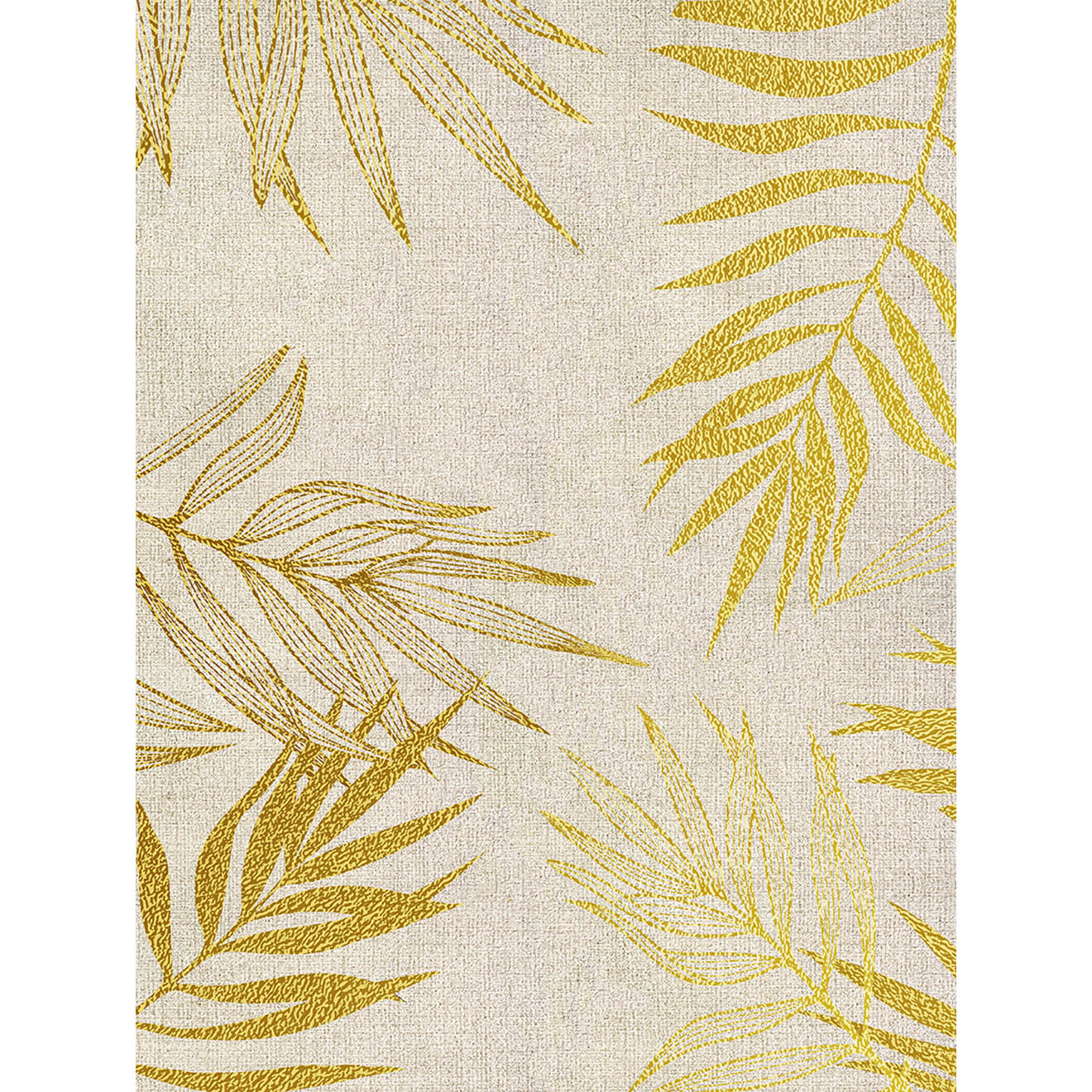 Tapis Zoe jaune - 100x133 cm