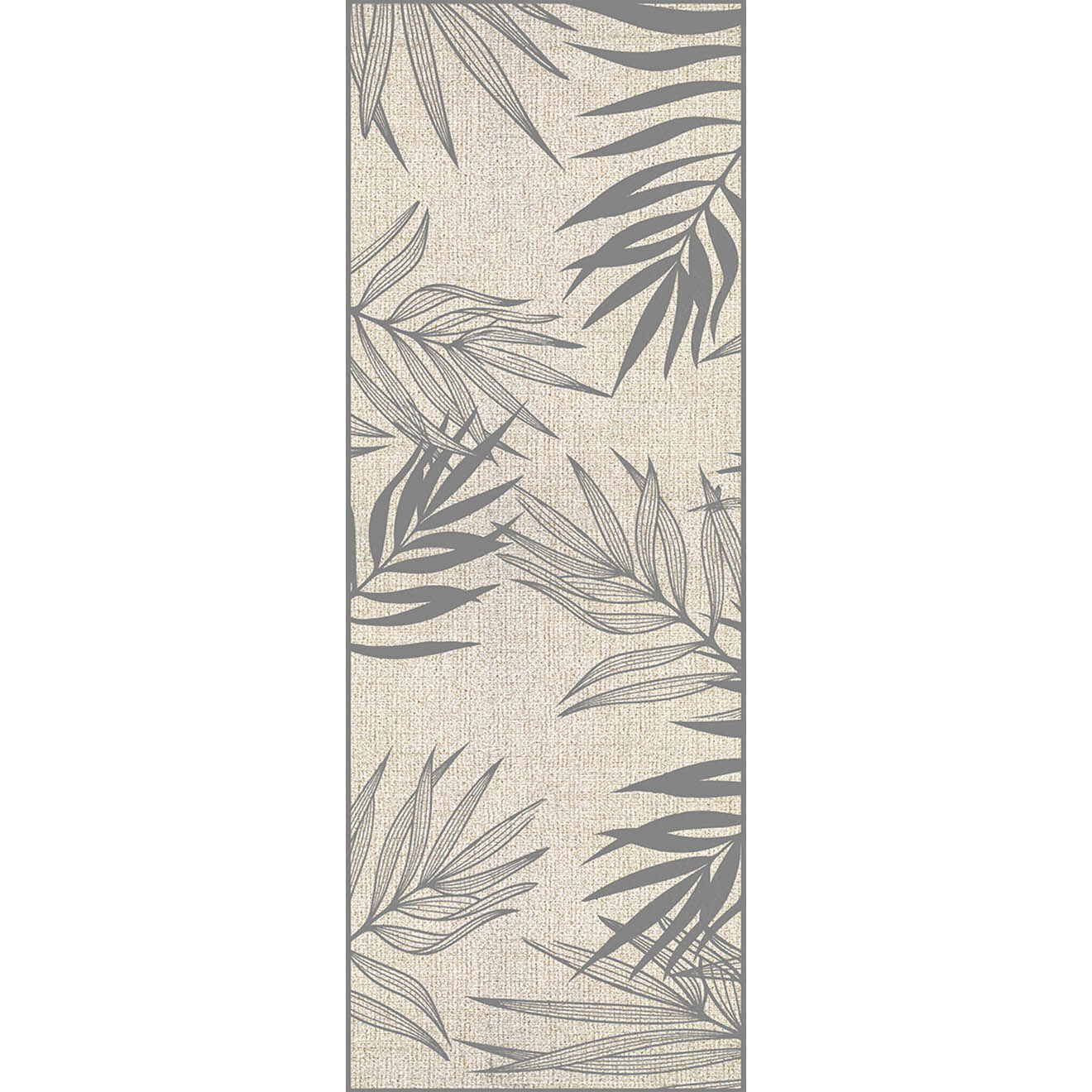 Tapis Bastian gris/beige - 66x180 cm