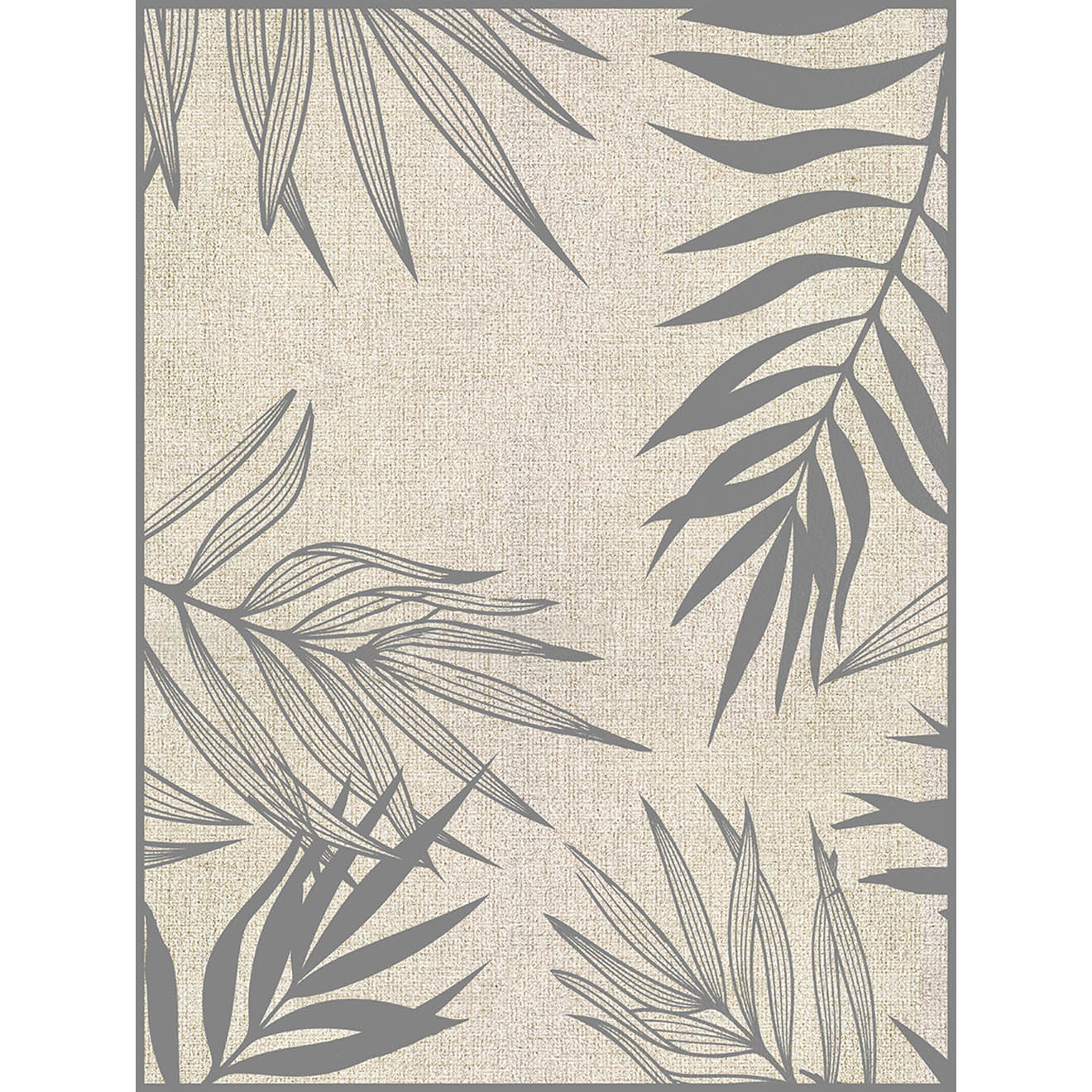 Tapis Bastian gris/beige - 100x133 cm