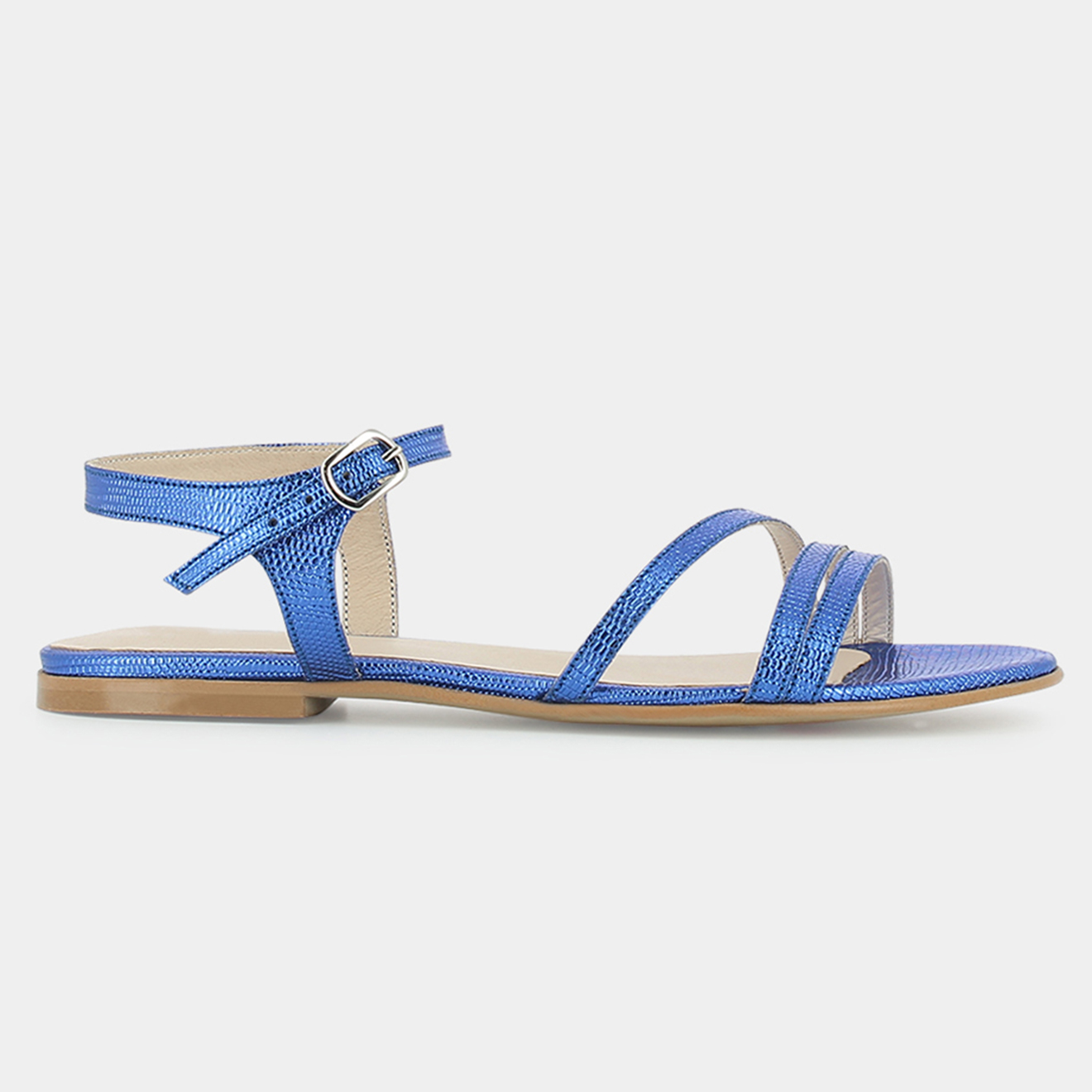 Sandales en Cuir Amelika bleues