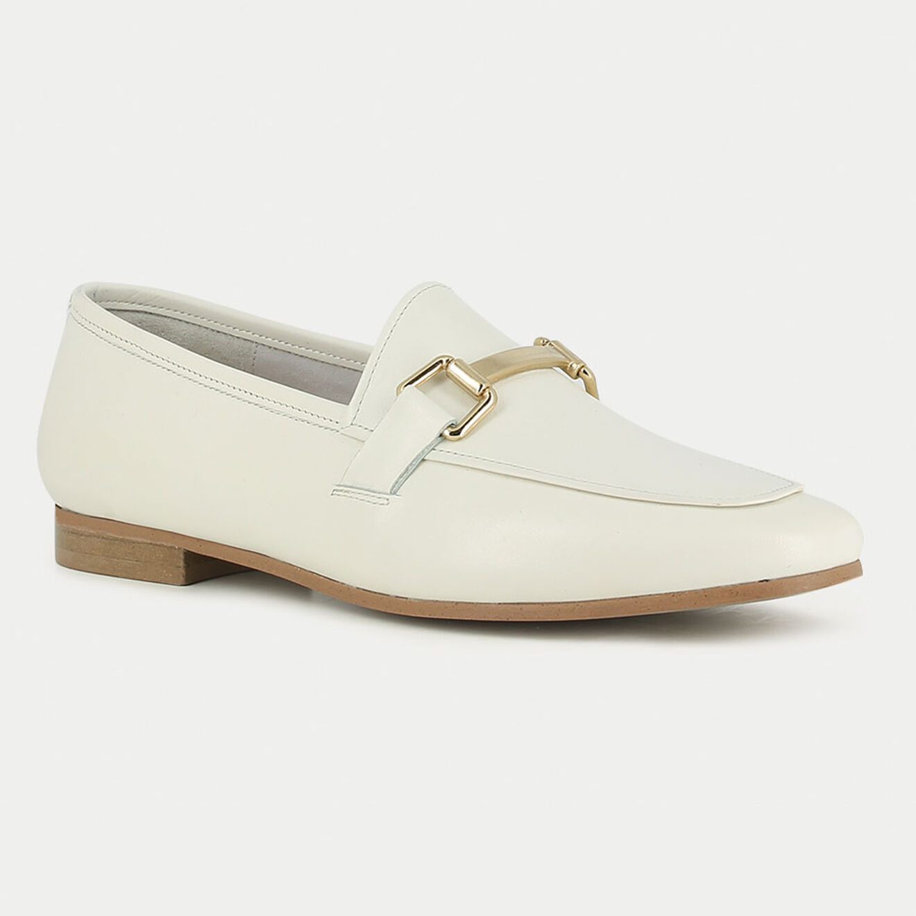 Mocassins en Cuir Sempre écrus