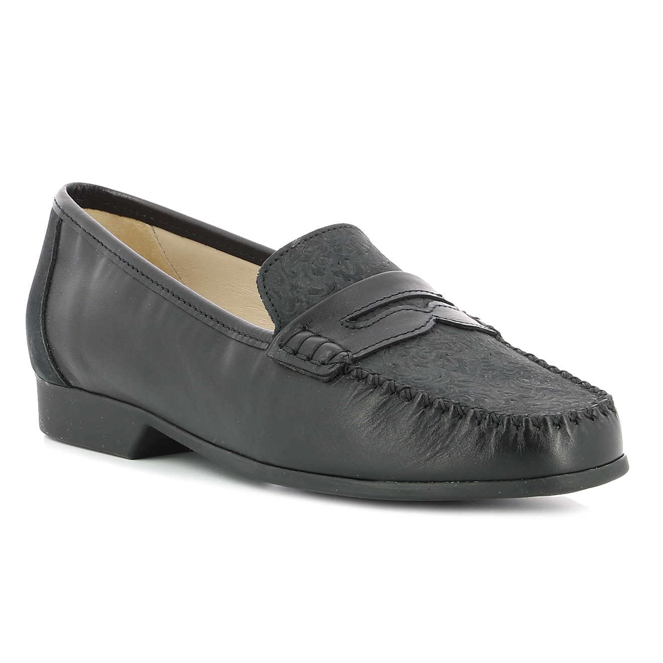 Mocassins en Cuir Johan noirs