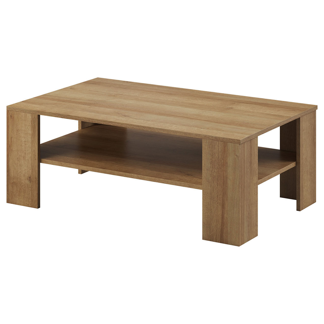 Table Basse Skyline Chêne - 103x63x38 cm