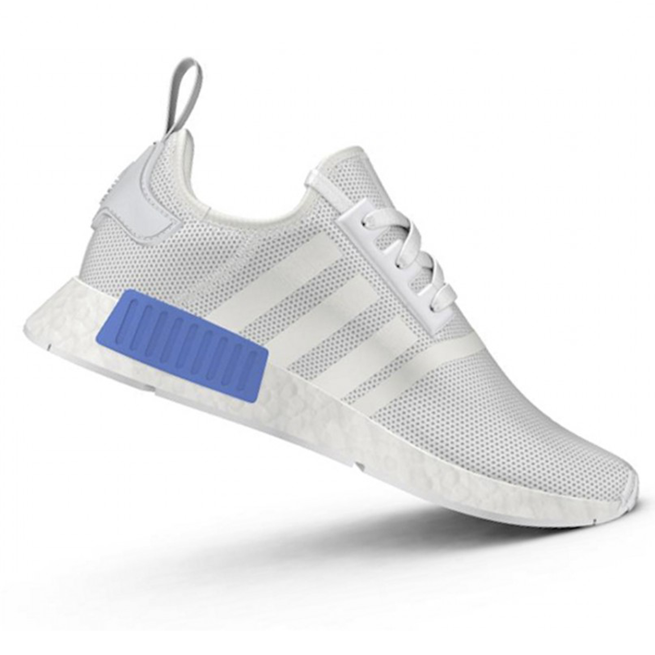 Adidas - Baskets en Mesh Nmd R1 J blanches