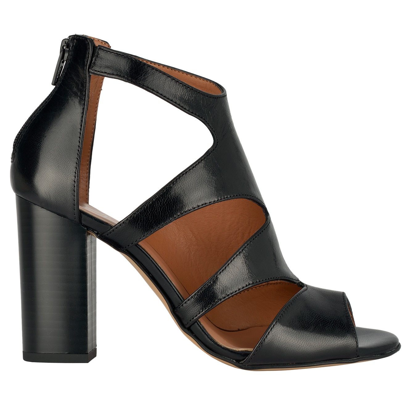 Sandales en Cuir Formi noires - Talon 9 cm