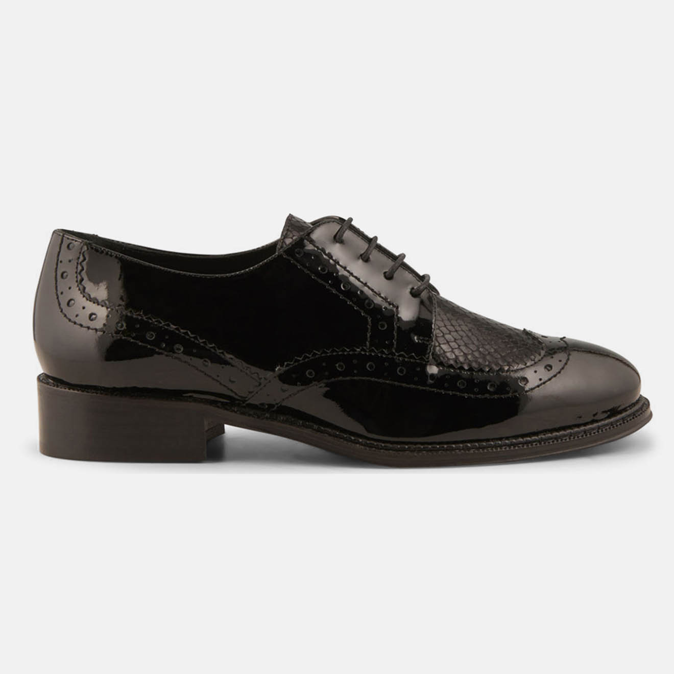 minelli - derbies en cuir manu noirs