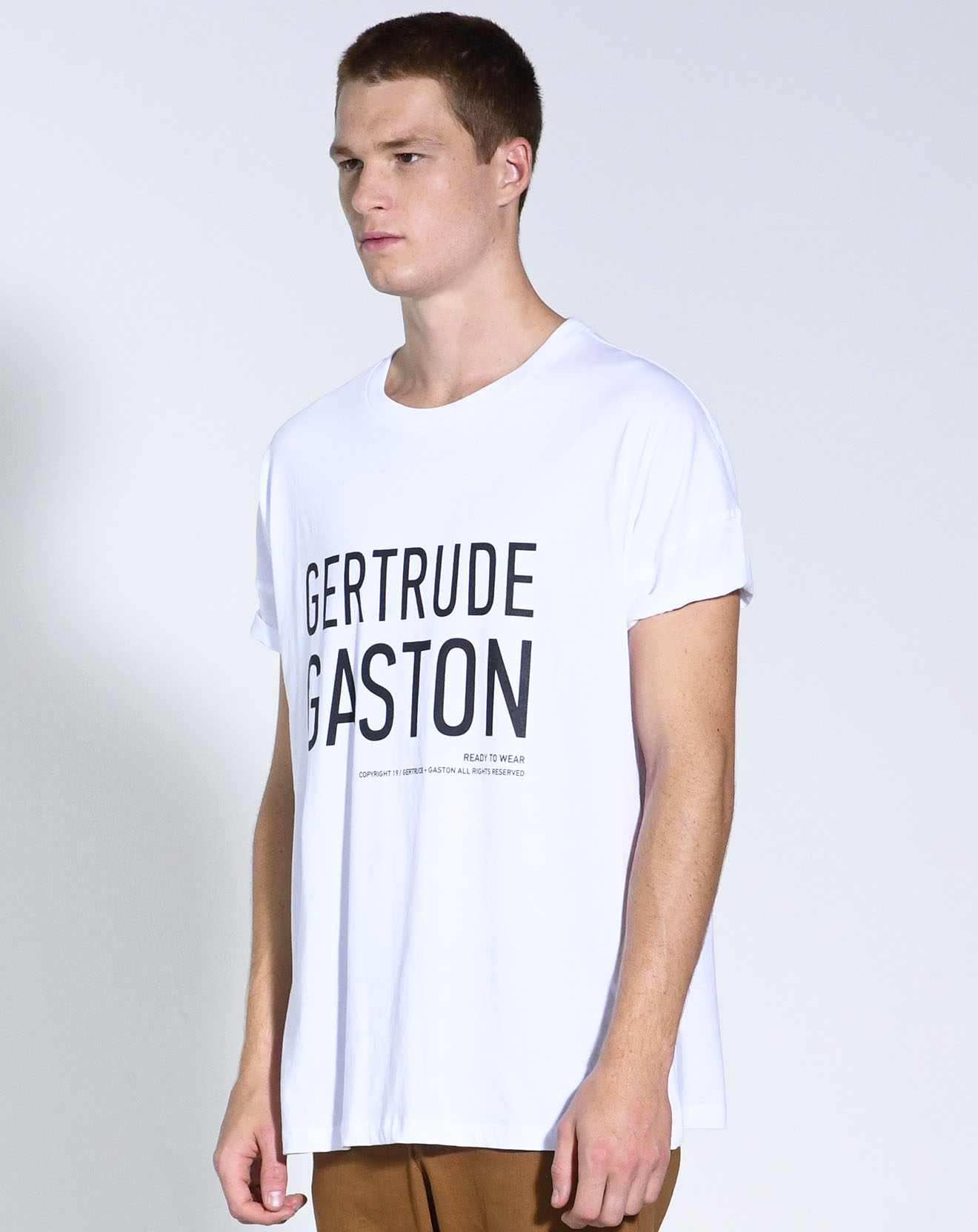 gertrude + gaston - t-shirt robin blanc