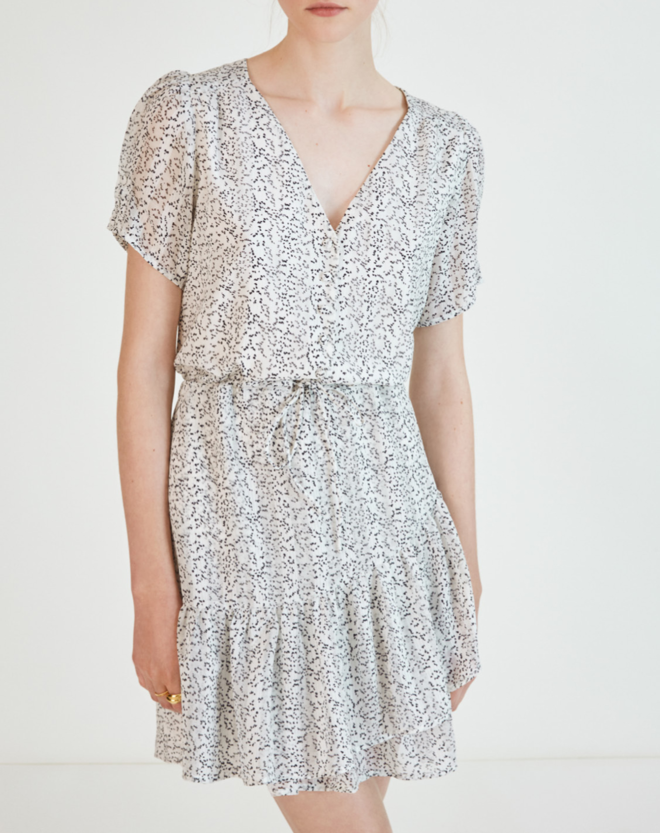 Robe Cathie blanc cassé