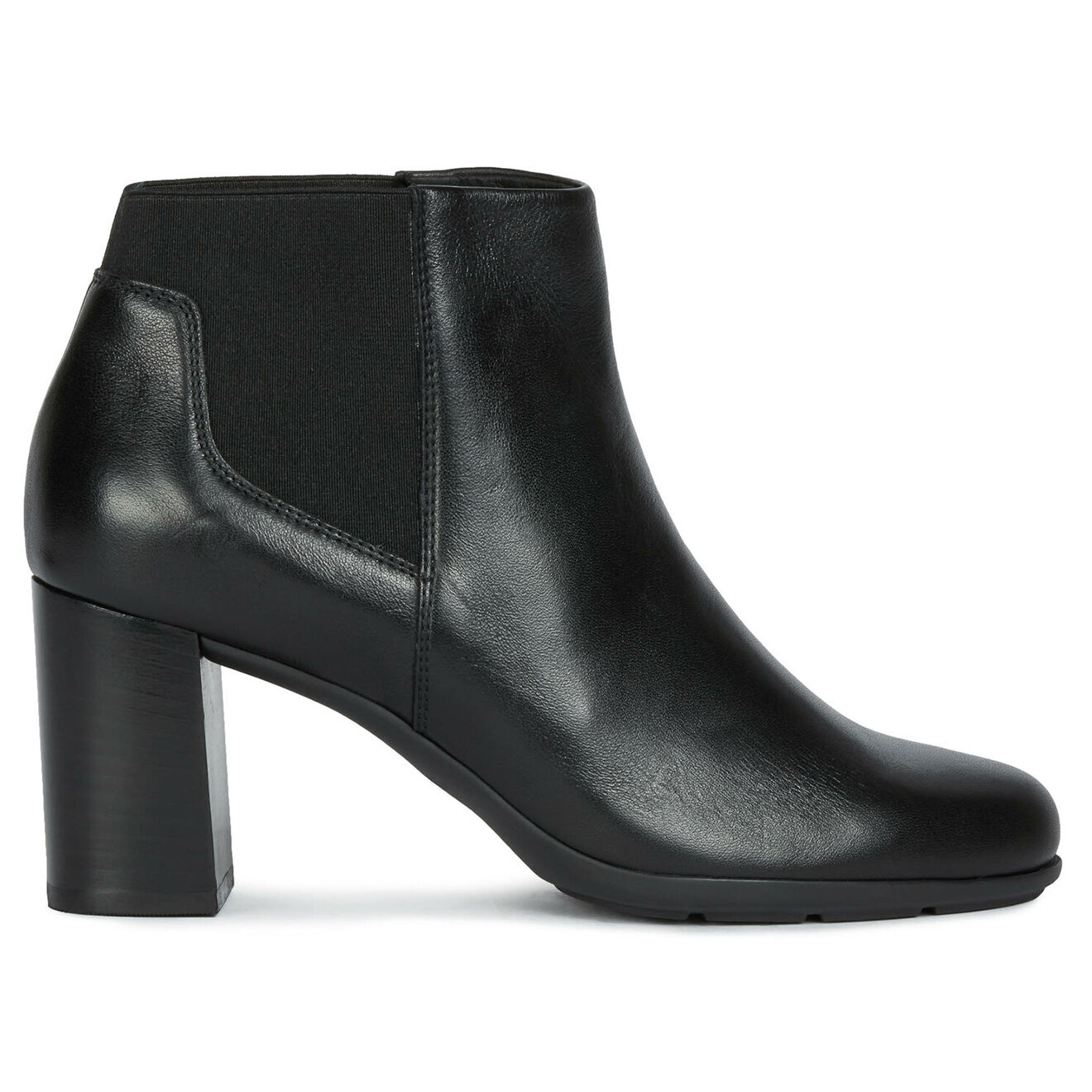Chelsea Boots en Cuir Lola noires - Talon 7 cm