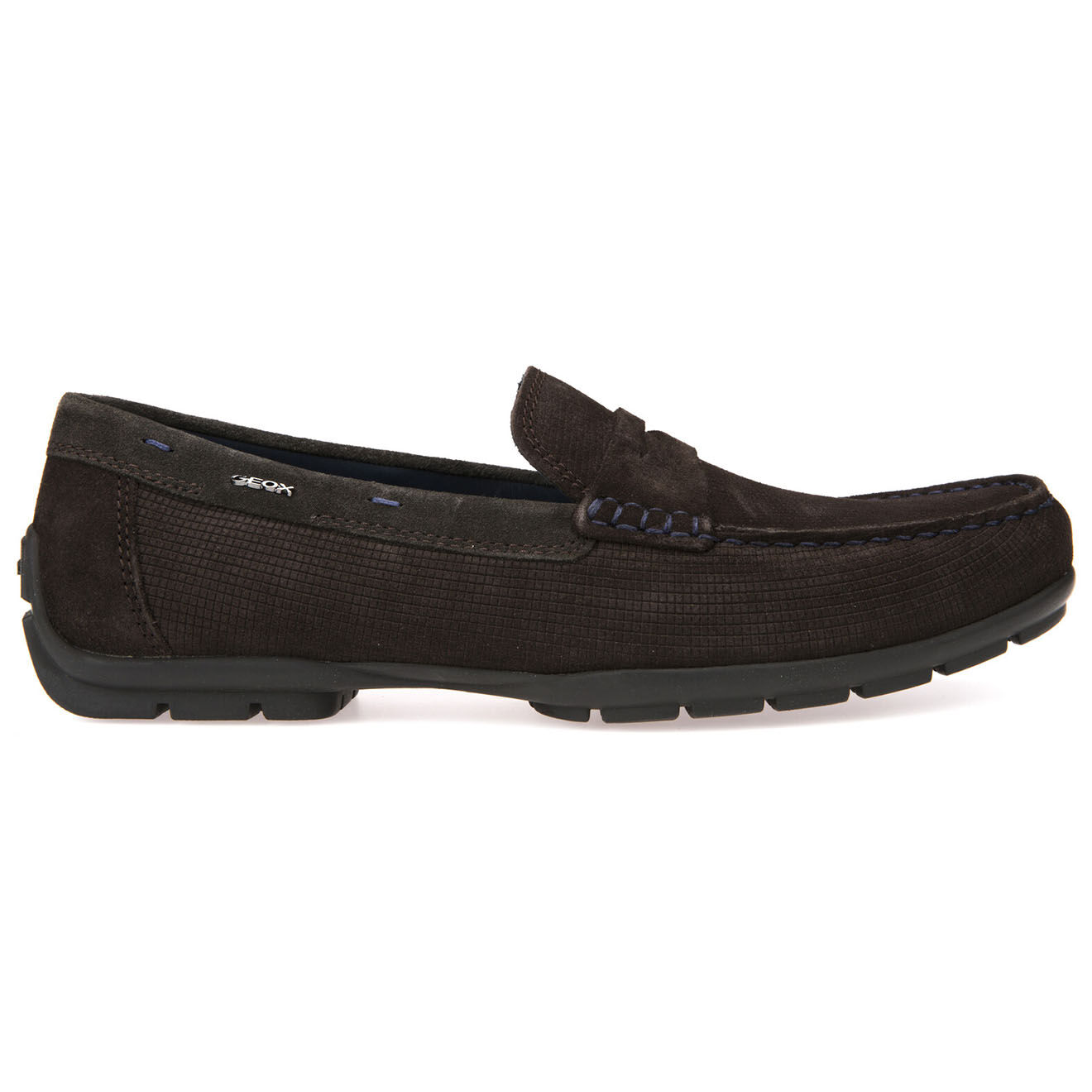 Mocassins en Velours de Cuir Romain marron