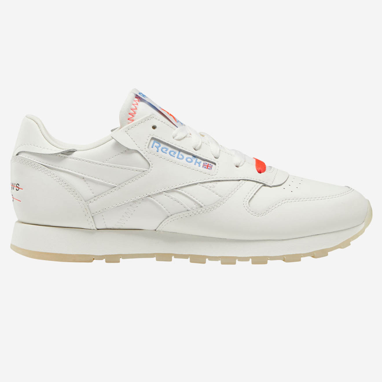 Reebok - Baskets en Cuir Cl Lthr blanc moyen