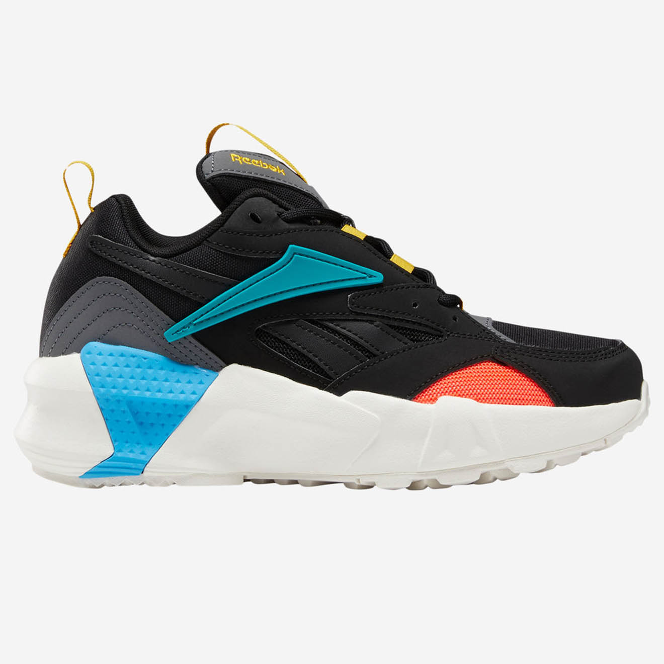 Reebok - Baskets Aztrek Double Mix P noir/turquoise/orange