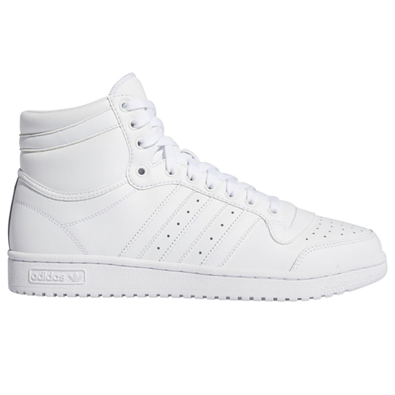 Adidas - Baskets en Cuir Top Ten blanches