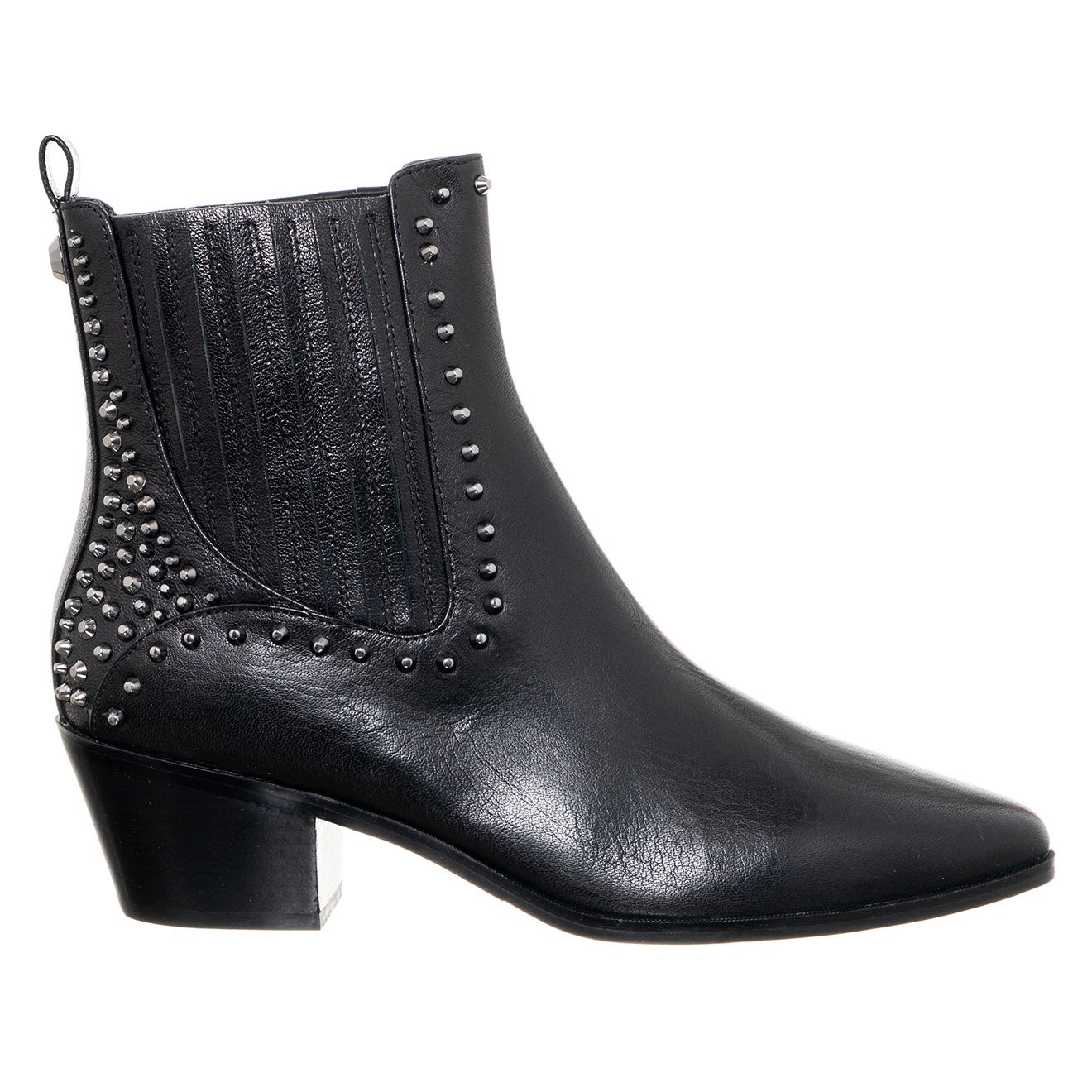 Boots en Cuir Bonnie noires