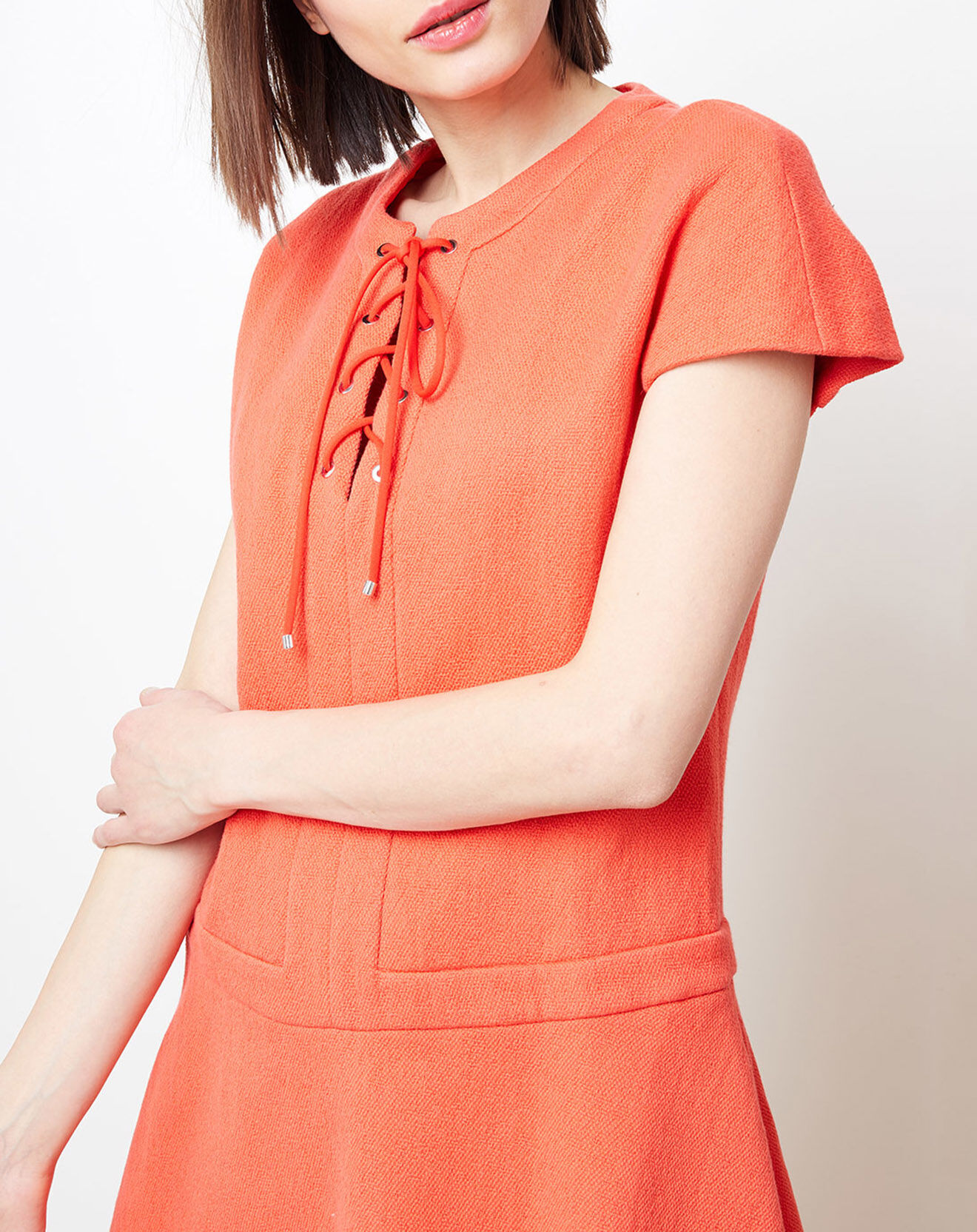 Robe Lacet orange