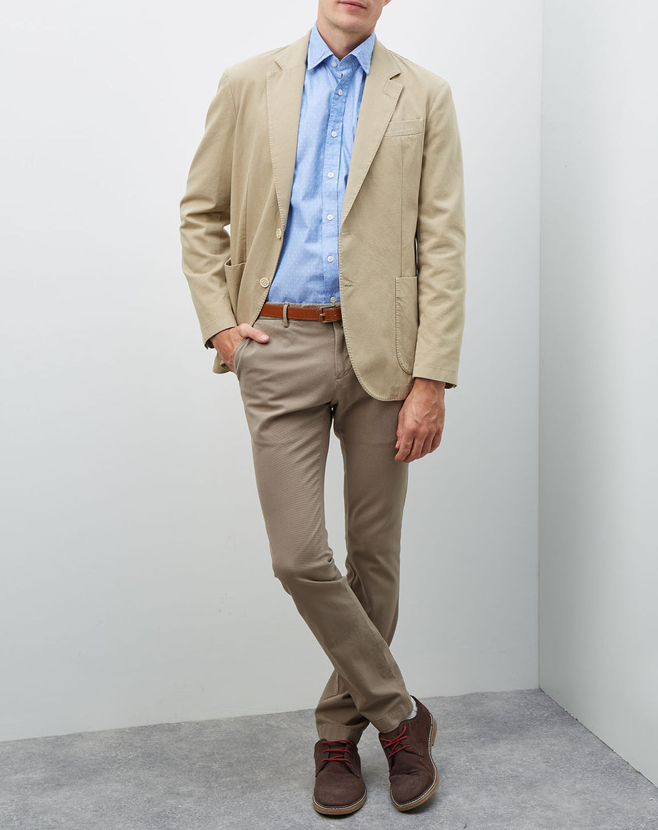 Veste Garment dye sable