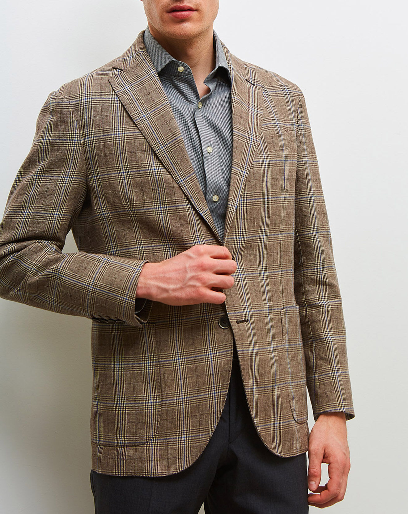 Veste en Lin mélangé beige