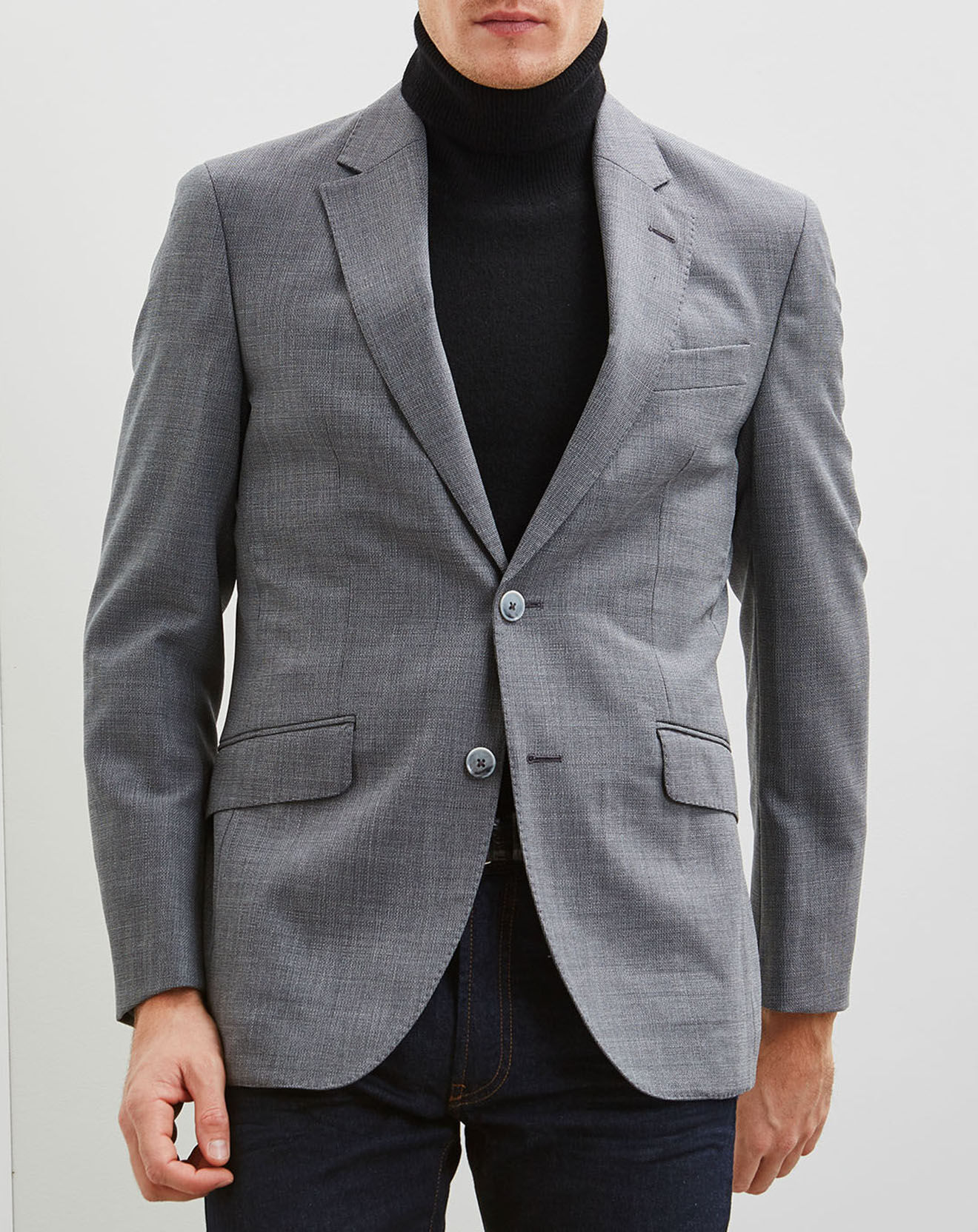 Veste 100% Laine grise