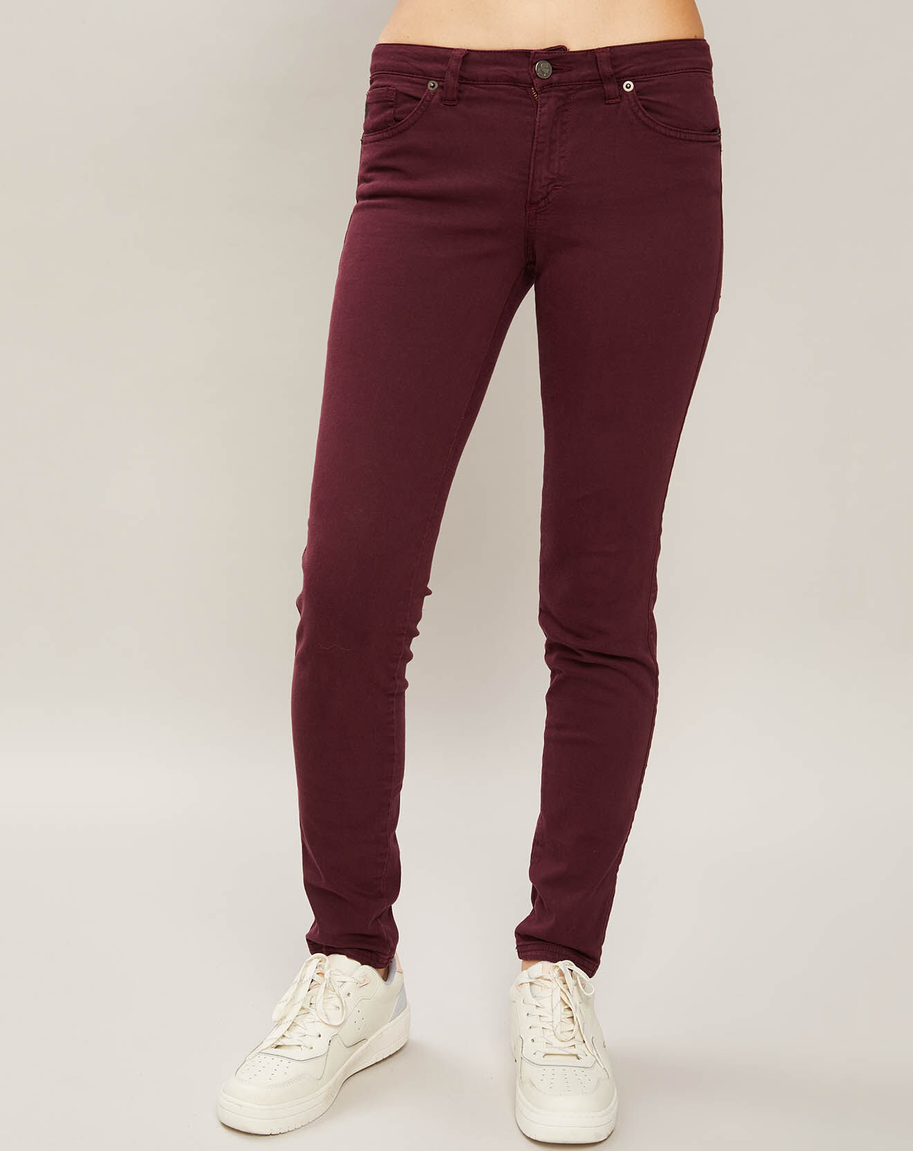 Jean zip violet