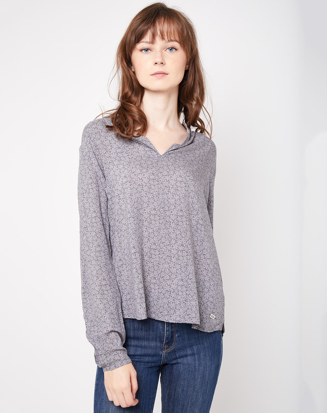 Blouse Gubas anthracite/gris