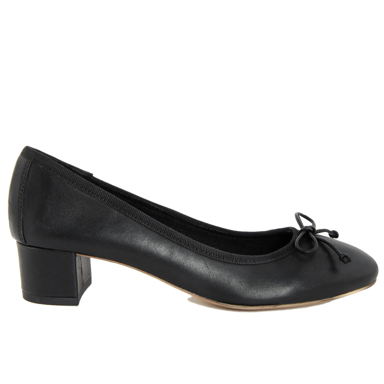Ballerines en Cuir Tonda noires
