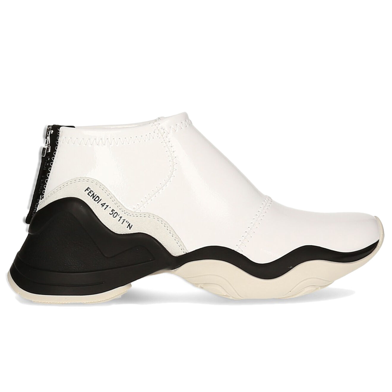 Sneakers Zélie en Vinyle blanches