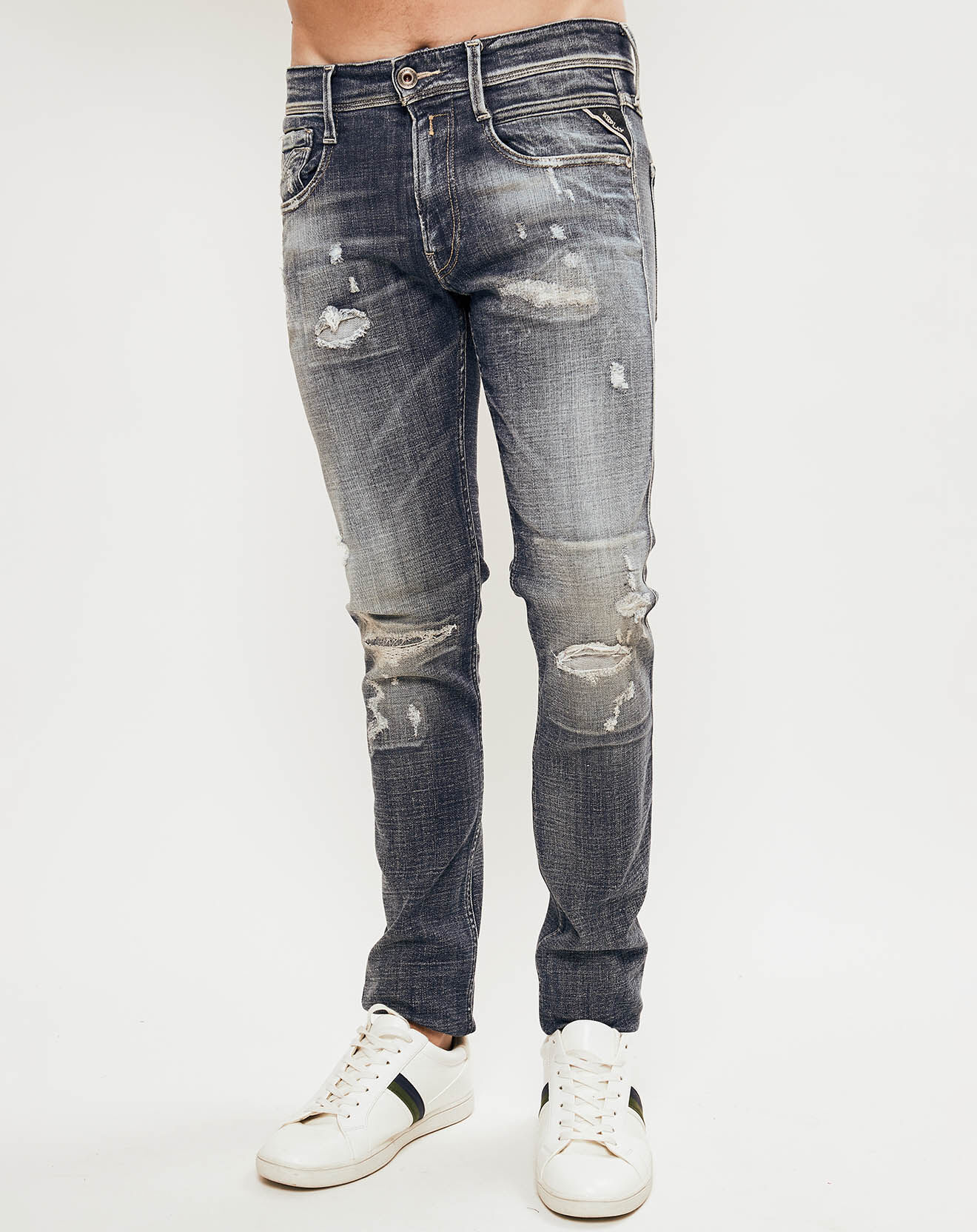 Jean Ambass destroyed bleu