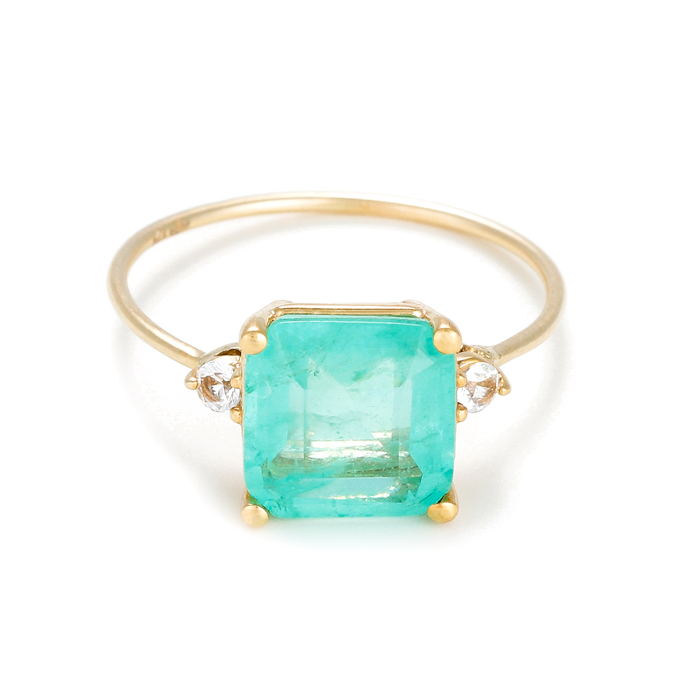 Bague Espoir Quartz & Topaze 0.5 ct or jaune