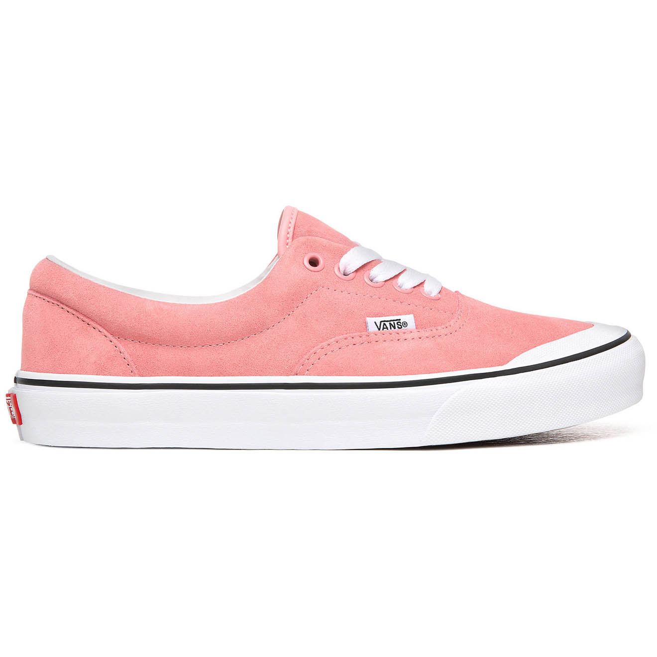 Vans - Sneakers en Velours de Cuir Era TC roses