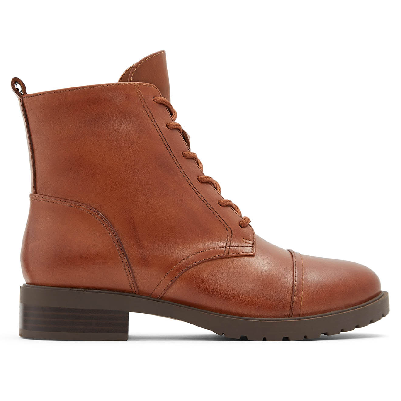 Boots en Cuir Grenani cognac