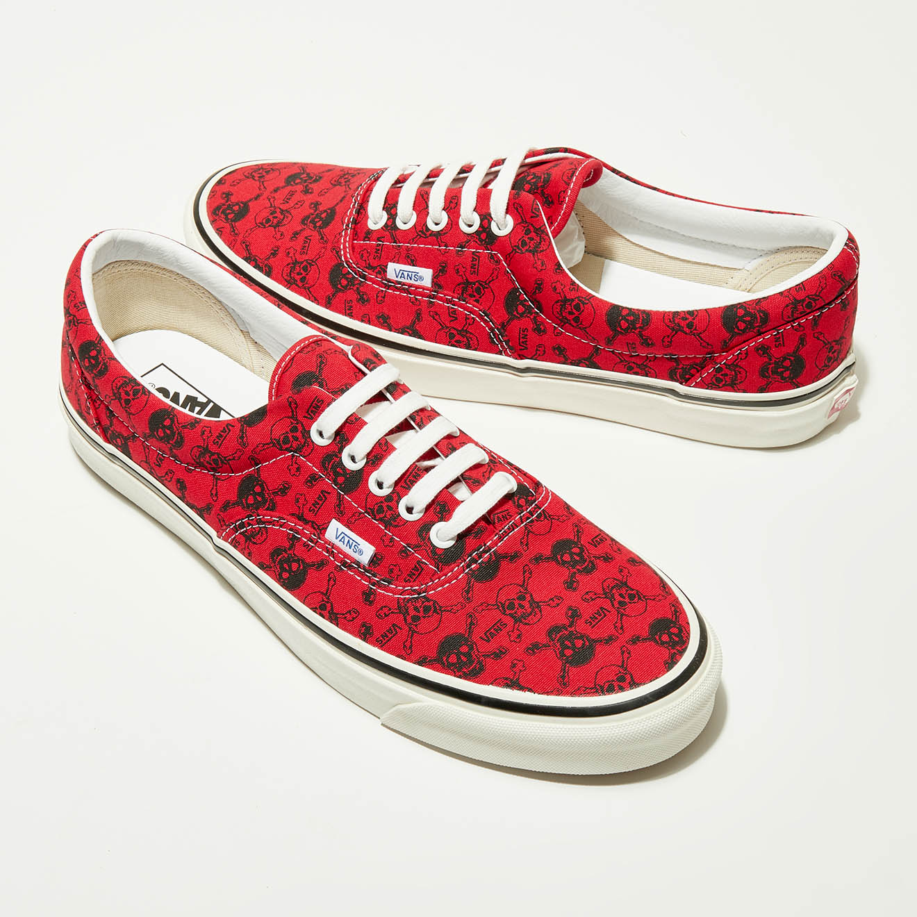 Vans - Sneakers en Toile Anaheim Factory Era 95 DX rouge/noir