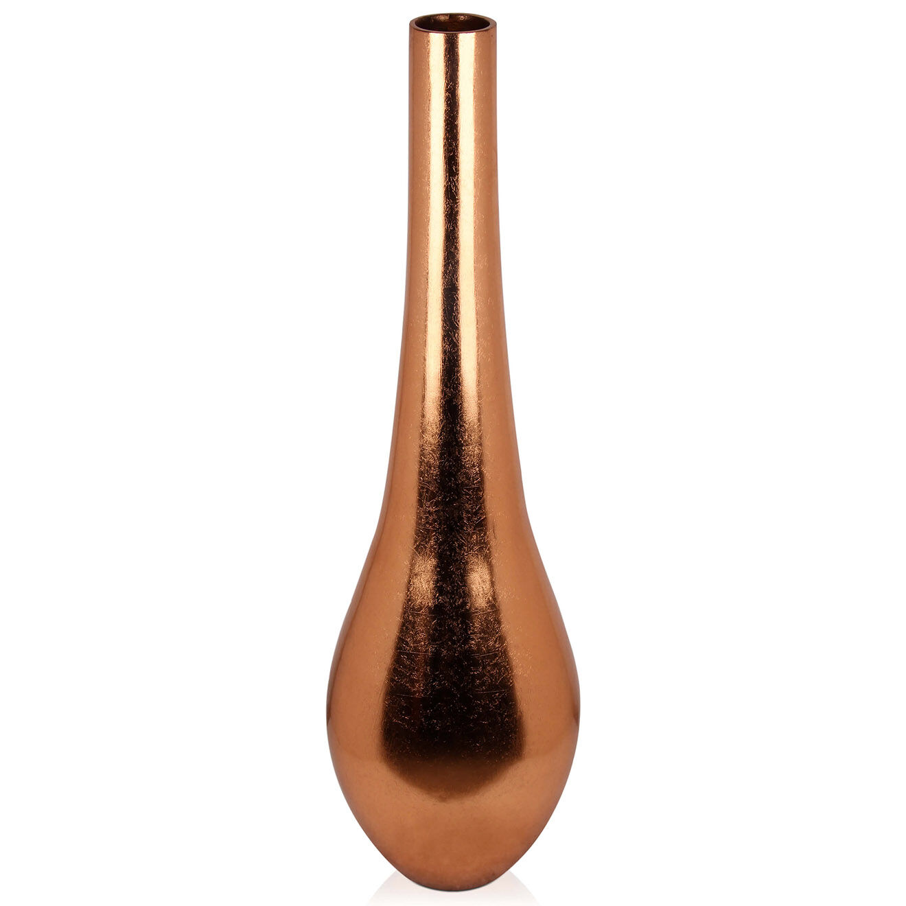Vase Long Neck New Classic rose doré - 152x50x50 cm