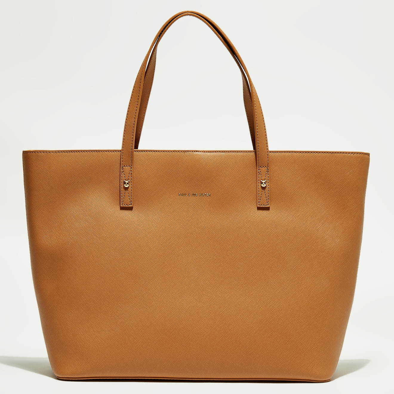 Sac cabas en Cuir Cury chamois - 30x36x14 cm