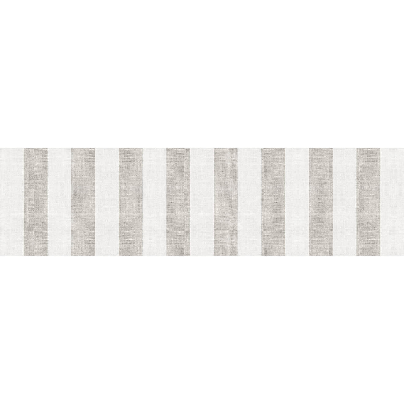 Tapis en Toile de jute beige/blanc - 80x300 cm
