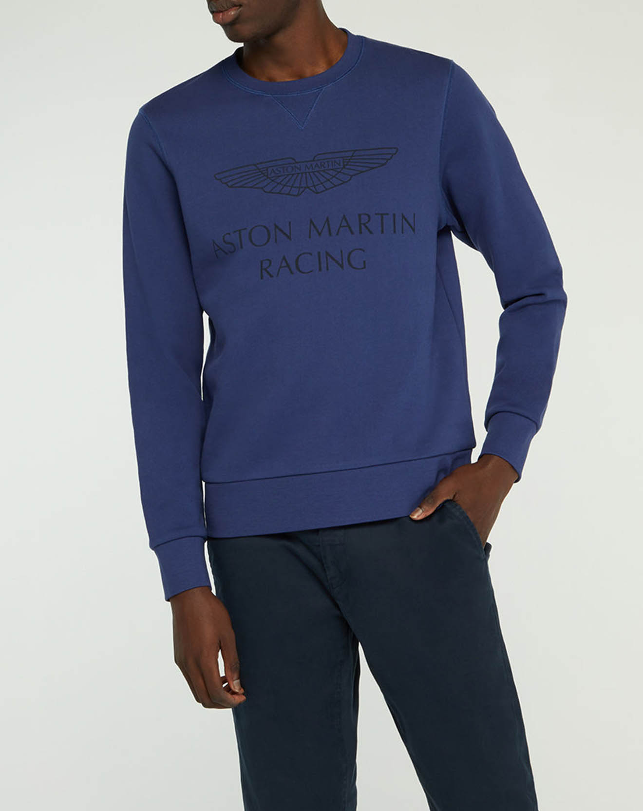 Sweat Classic Aston Martin Racing bleu foncé