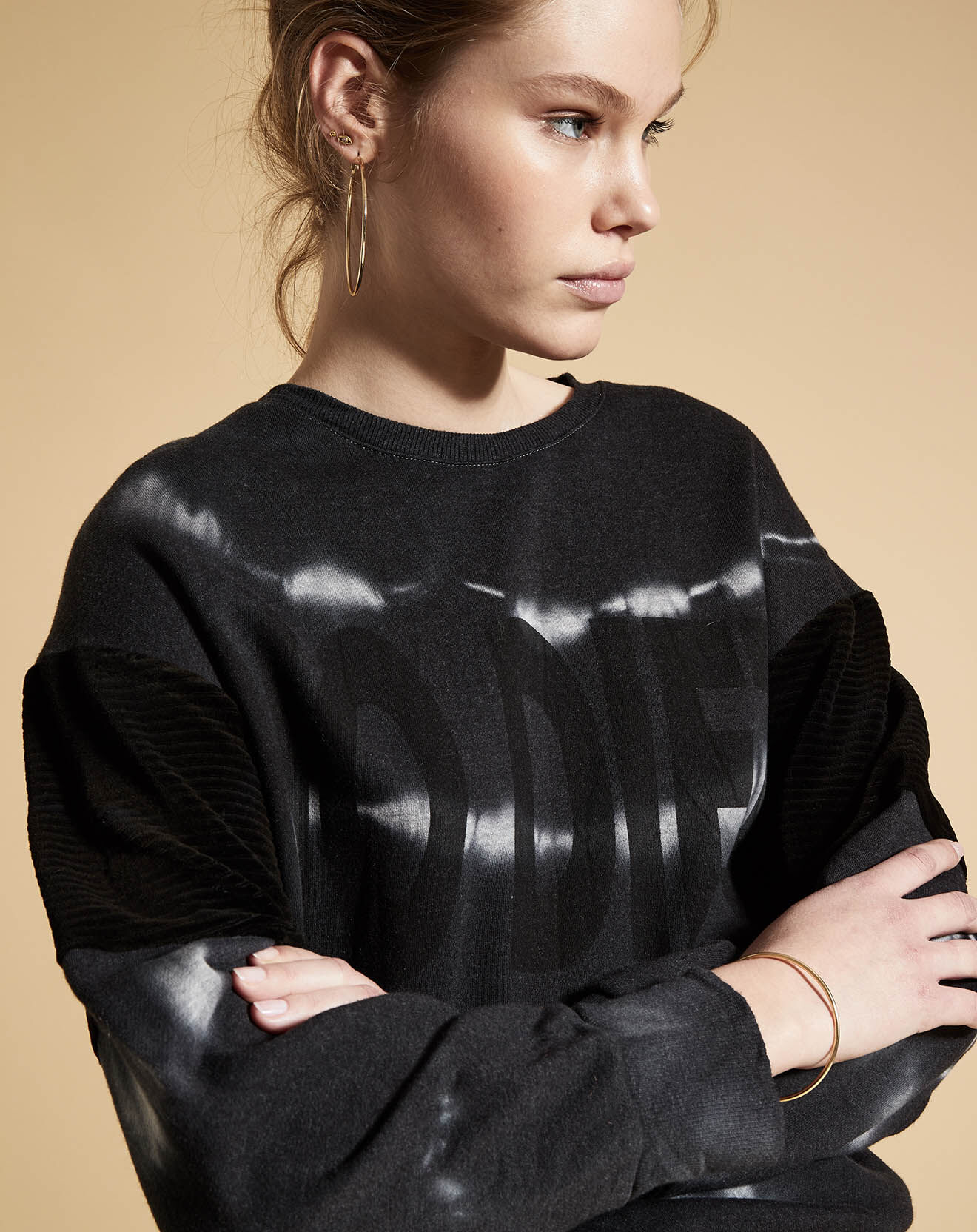 Sweat Spicy-Tye gris foncé