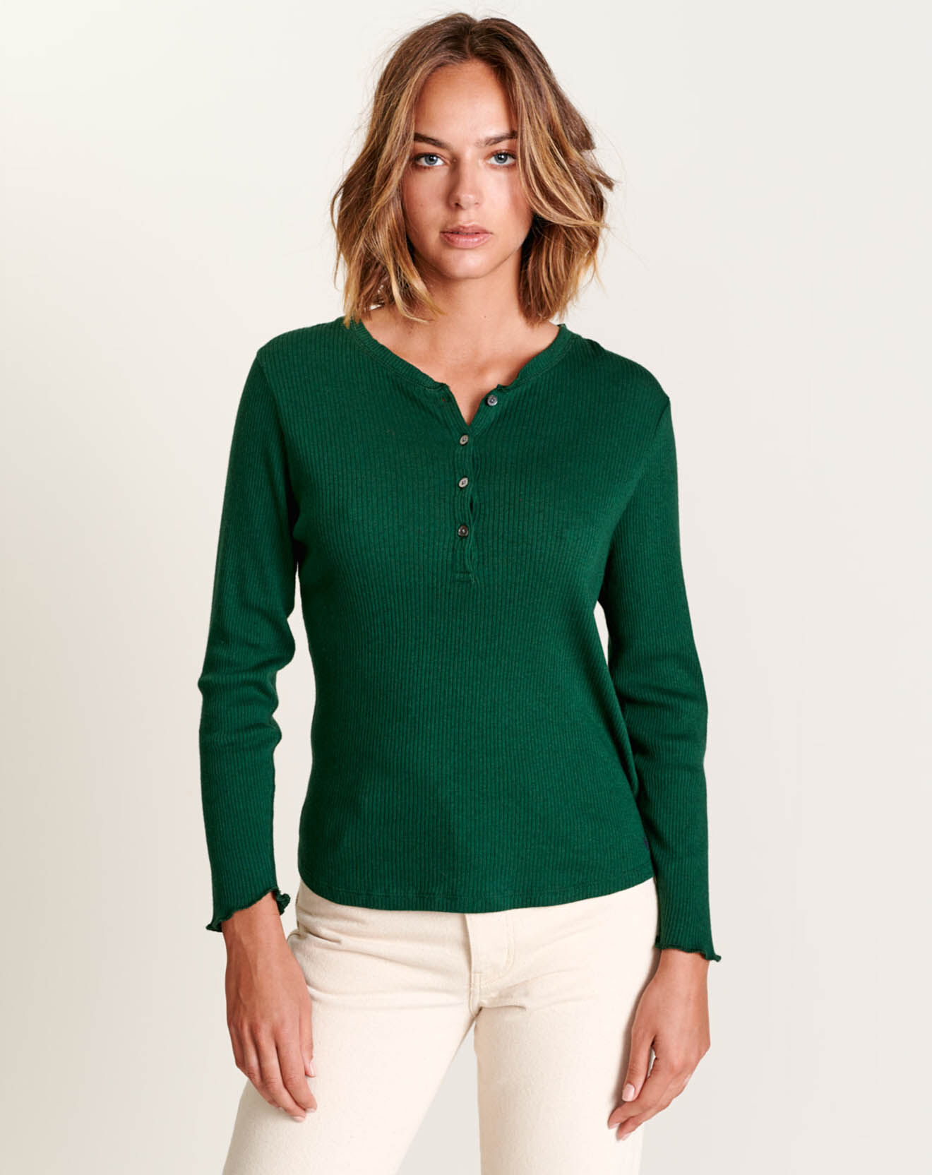 T-Shirt en Coton & Laine Giulia vert