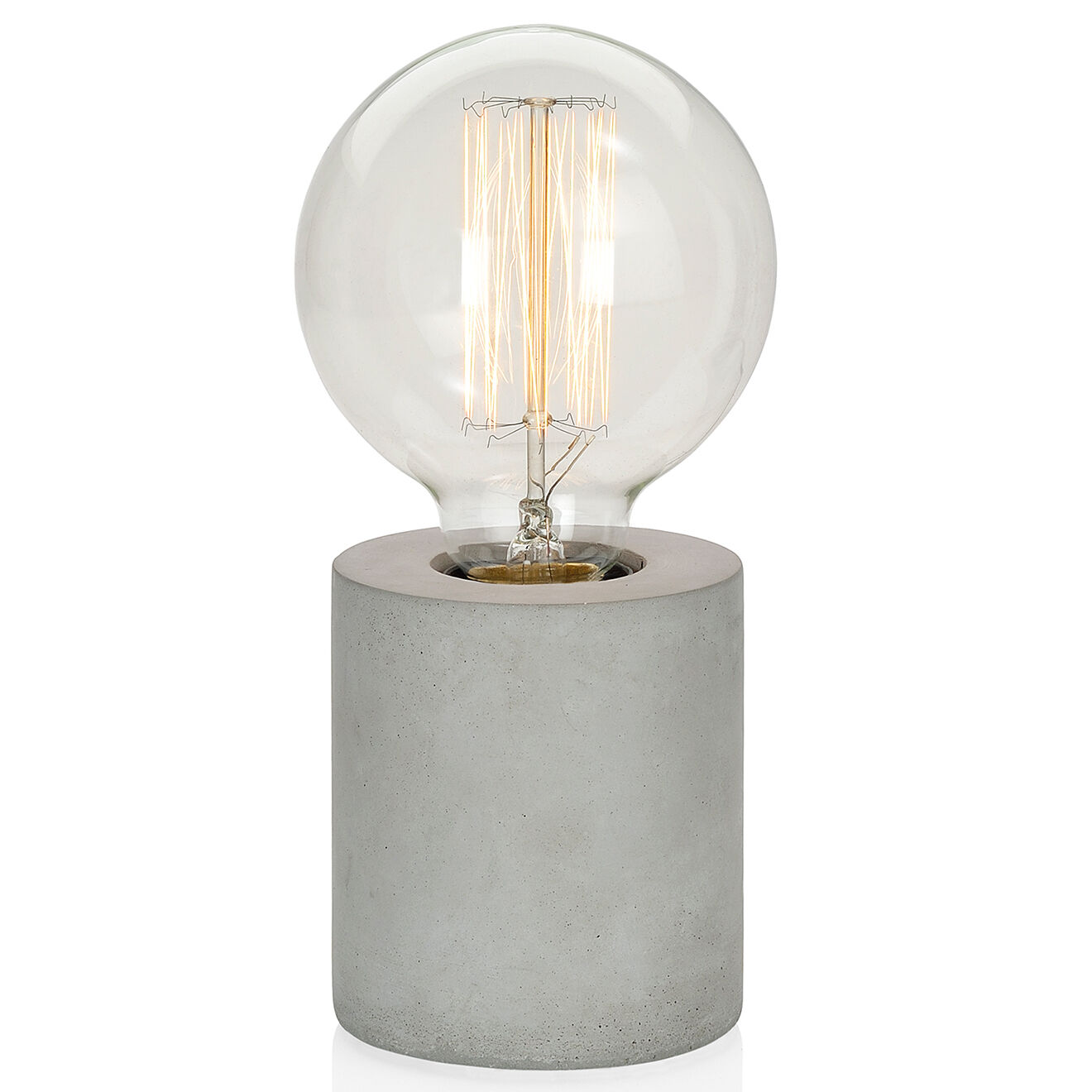 Lampe Ciment grise - D.8x9 cm