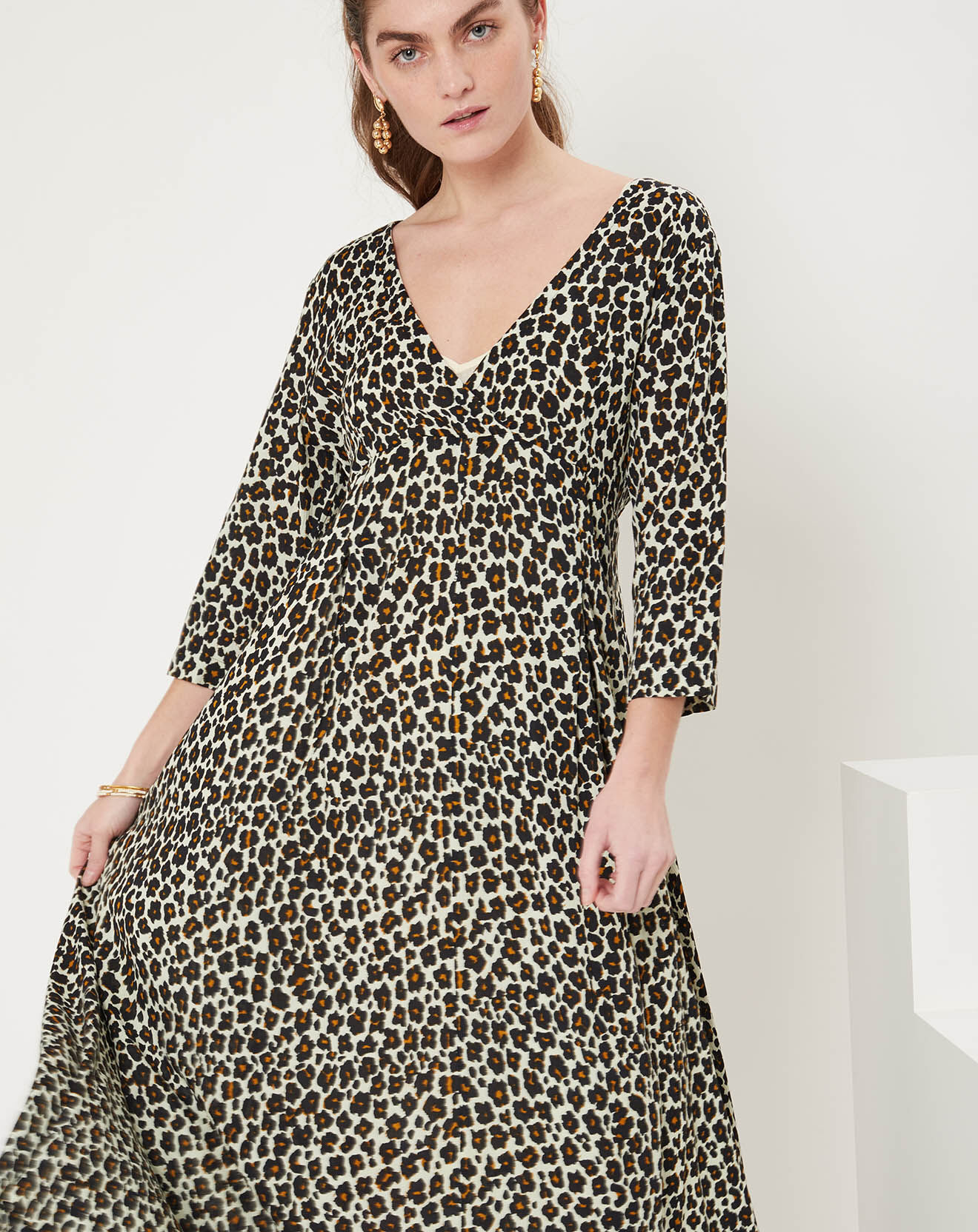 Robe longue Margot noire