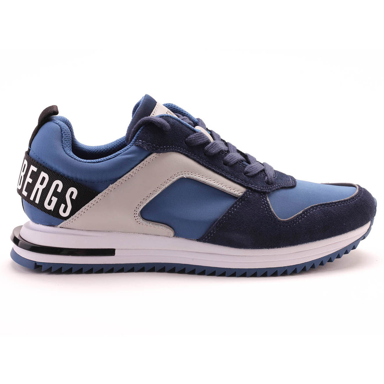 Sneakers Hector en Cuir bleu marine