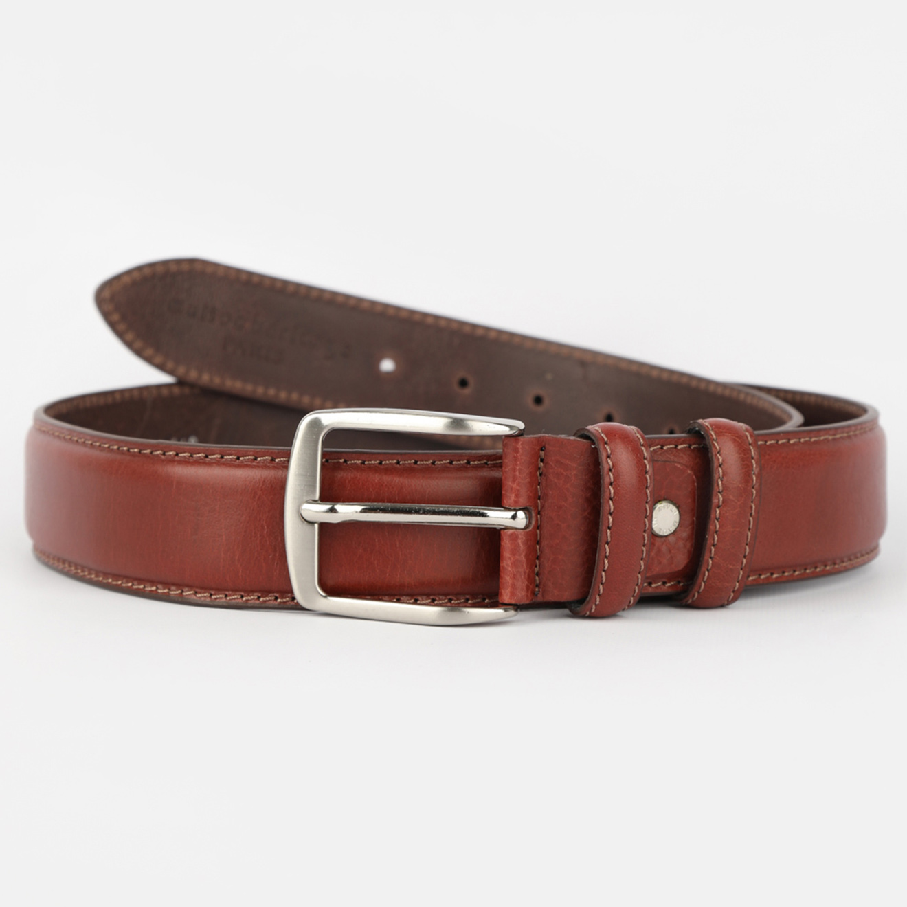 Maison Héritage - Ceinture en Cuir Mario marron