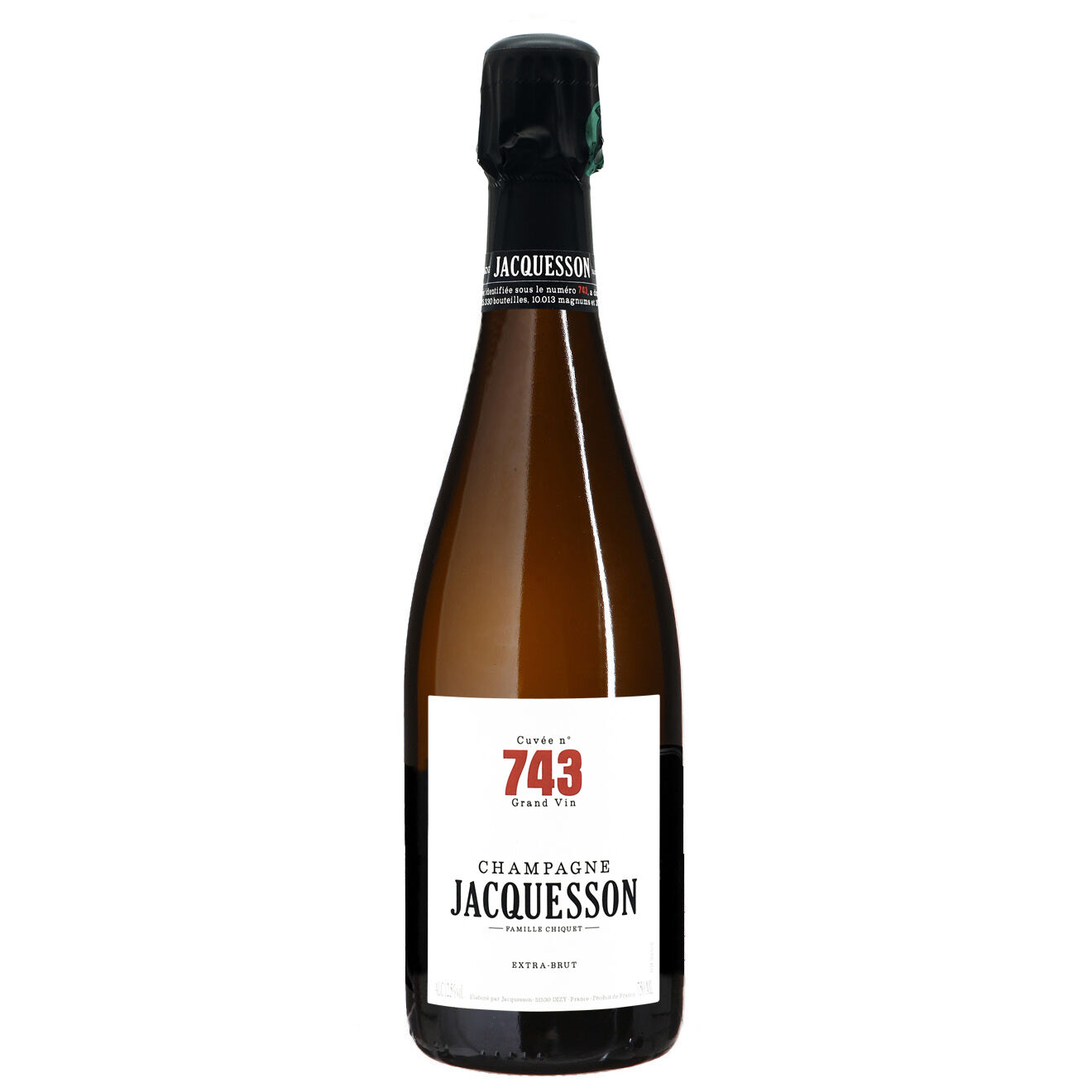 1 Champagne Extra Brut Cuvée N°743 Jacquesson 75cl