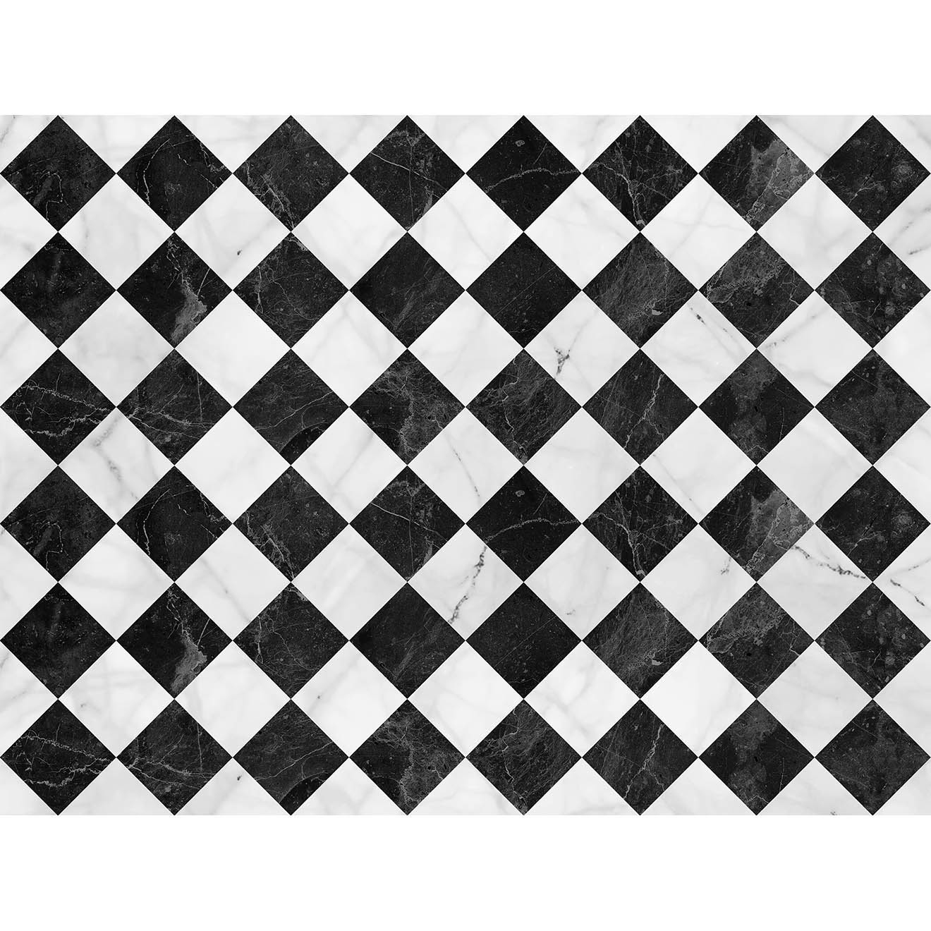 Tapis Gadir noir/blanc - 200x266 cm