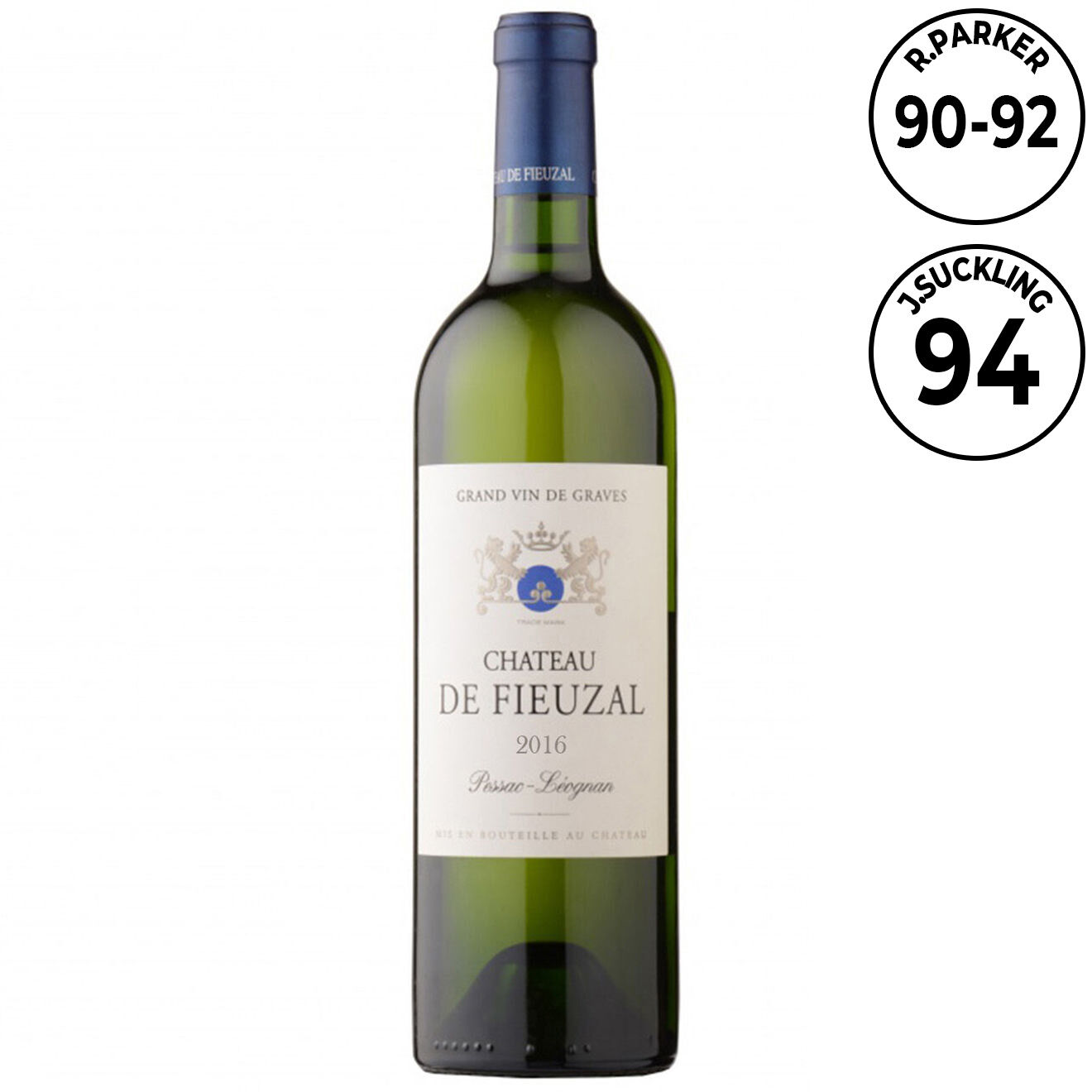 1 Pessac-Léognan Blanc 2016 Ch. De Fieuzal 75cl