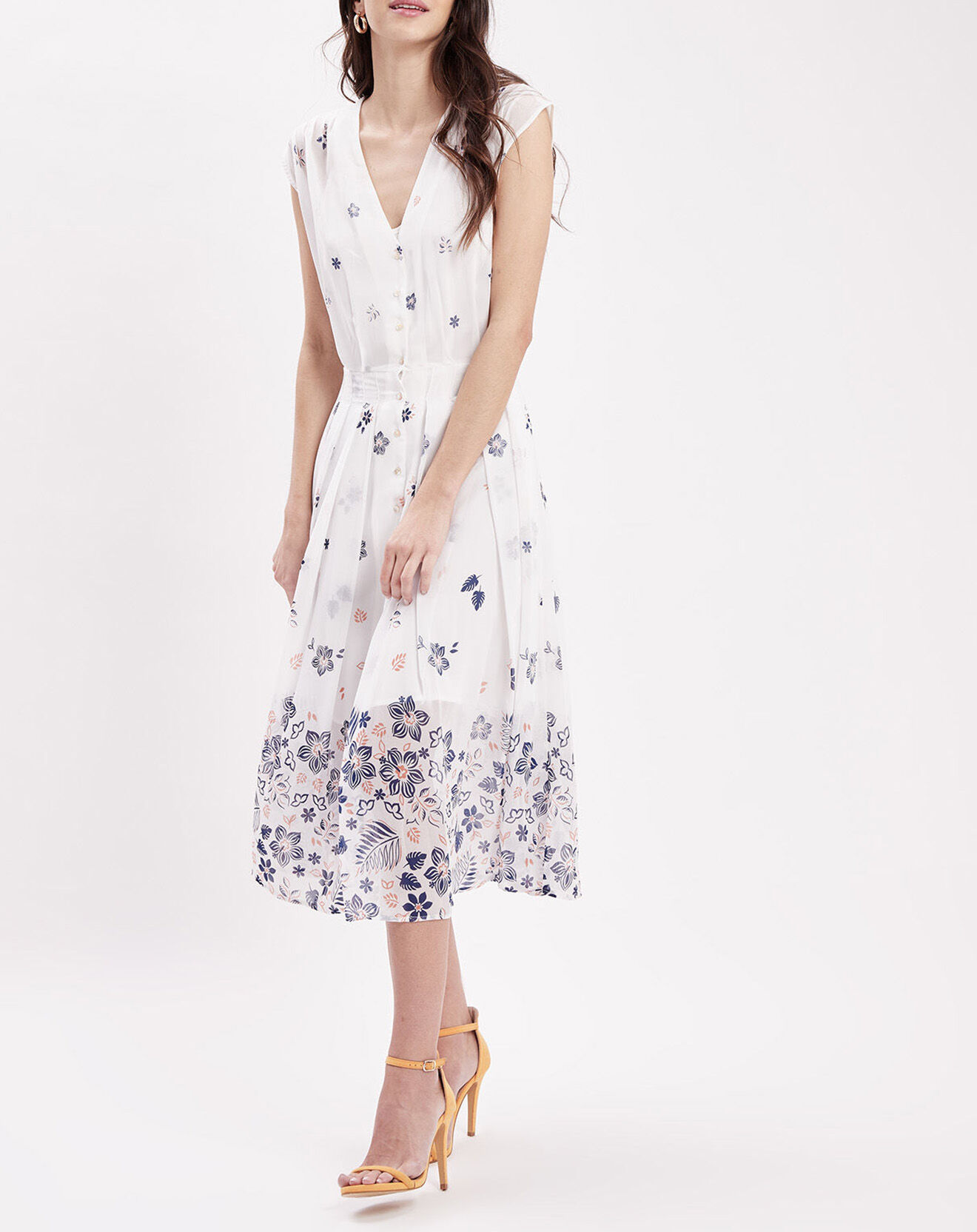 Robe Candela blanc/bleu