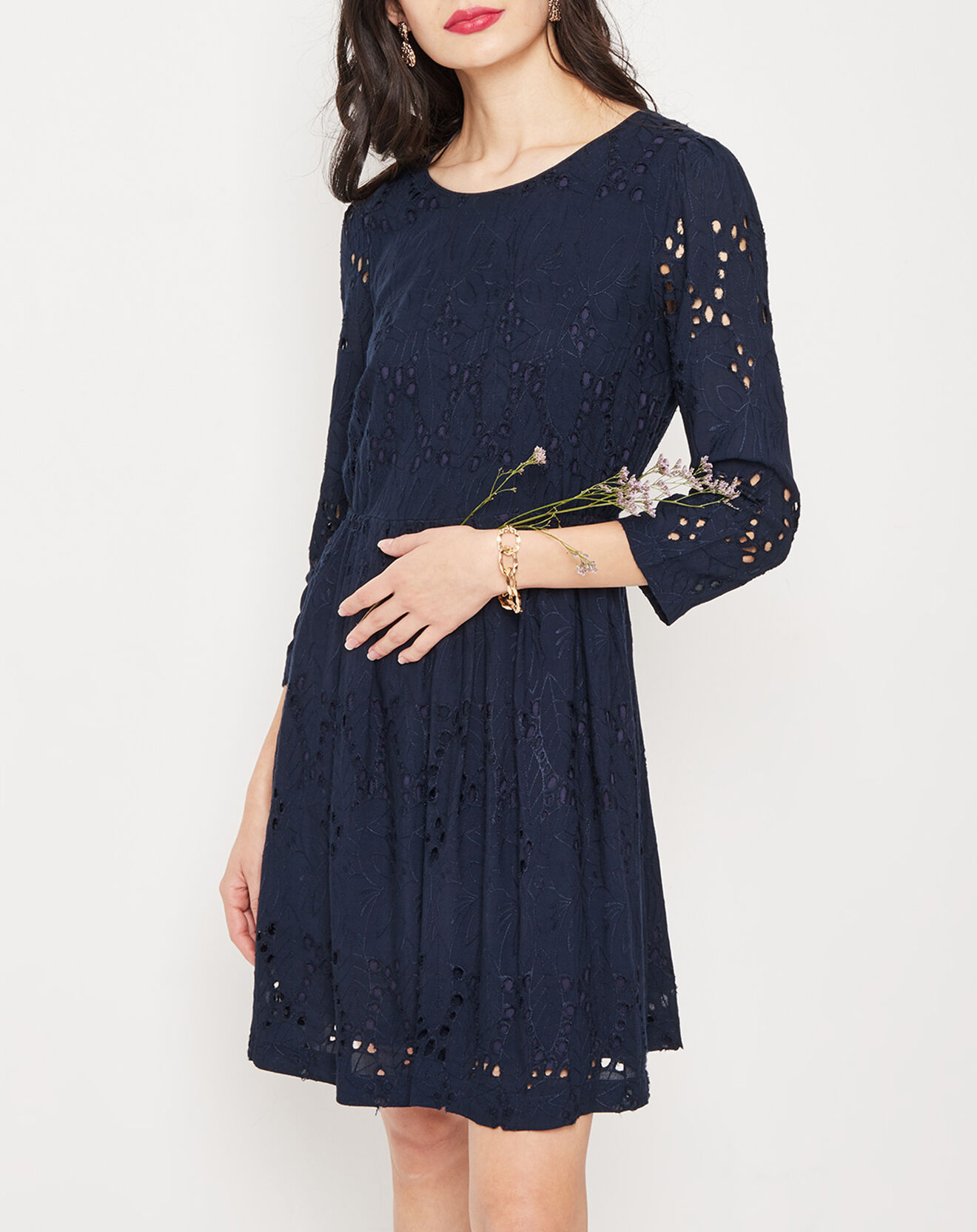 Robe Clarisse bleu nuit