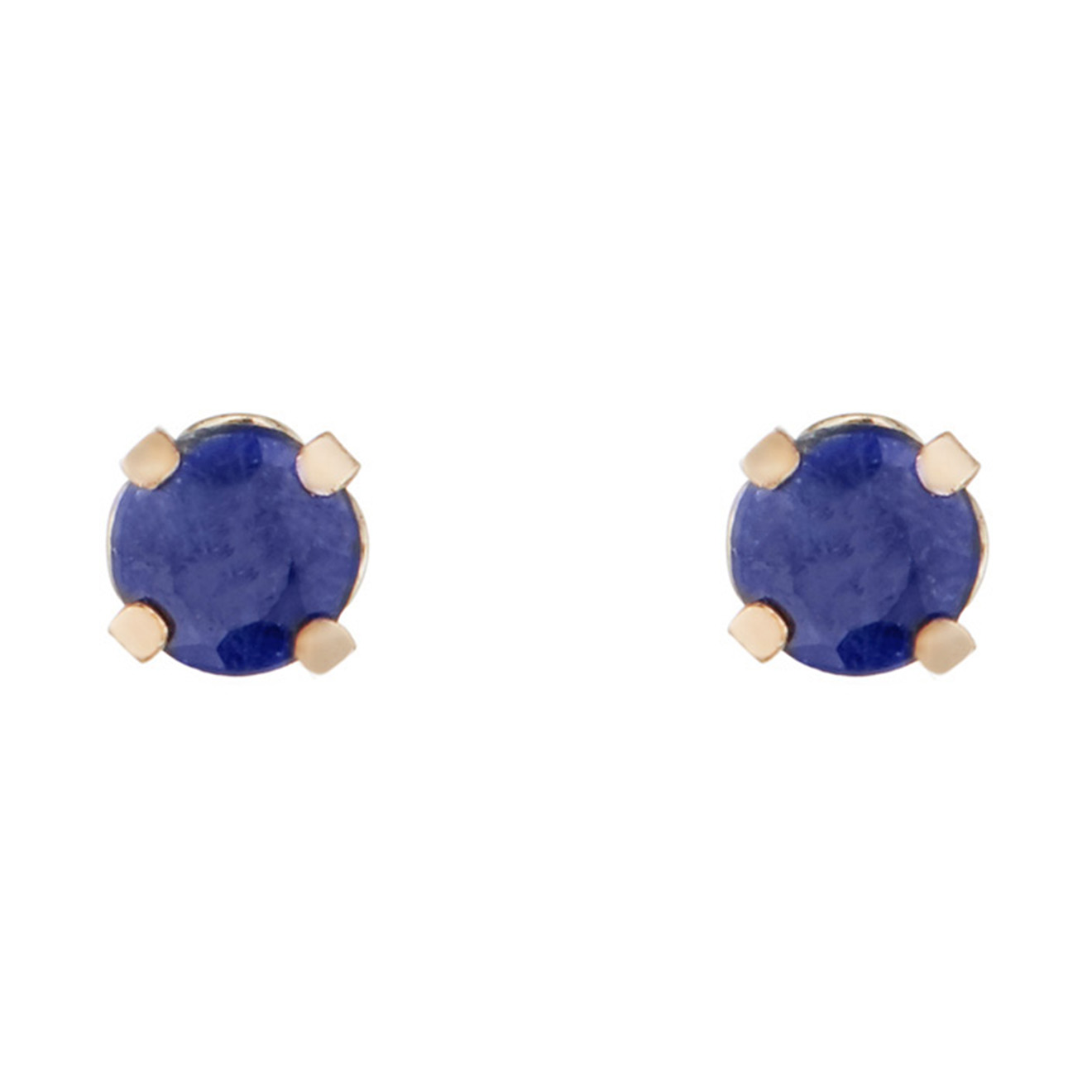 BY COLETTE  - Boucles d'oreilles Puces Zircone Or Jaune 