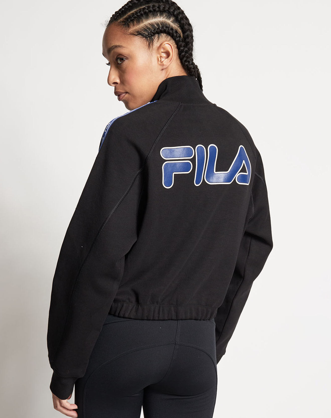 pull fila noir femme
